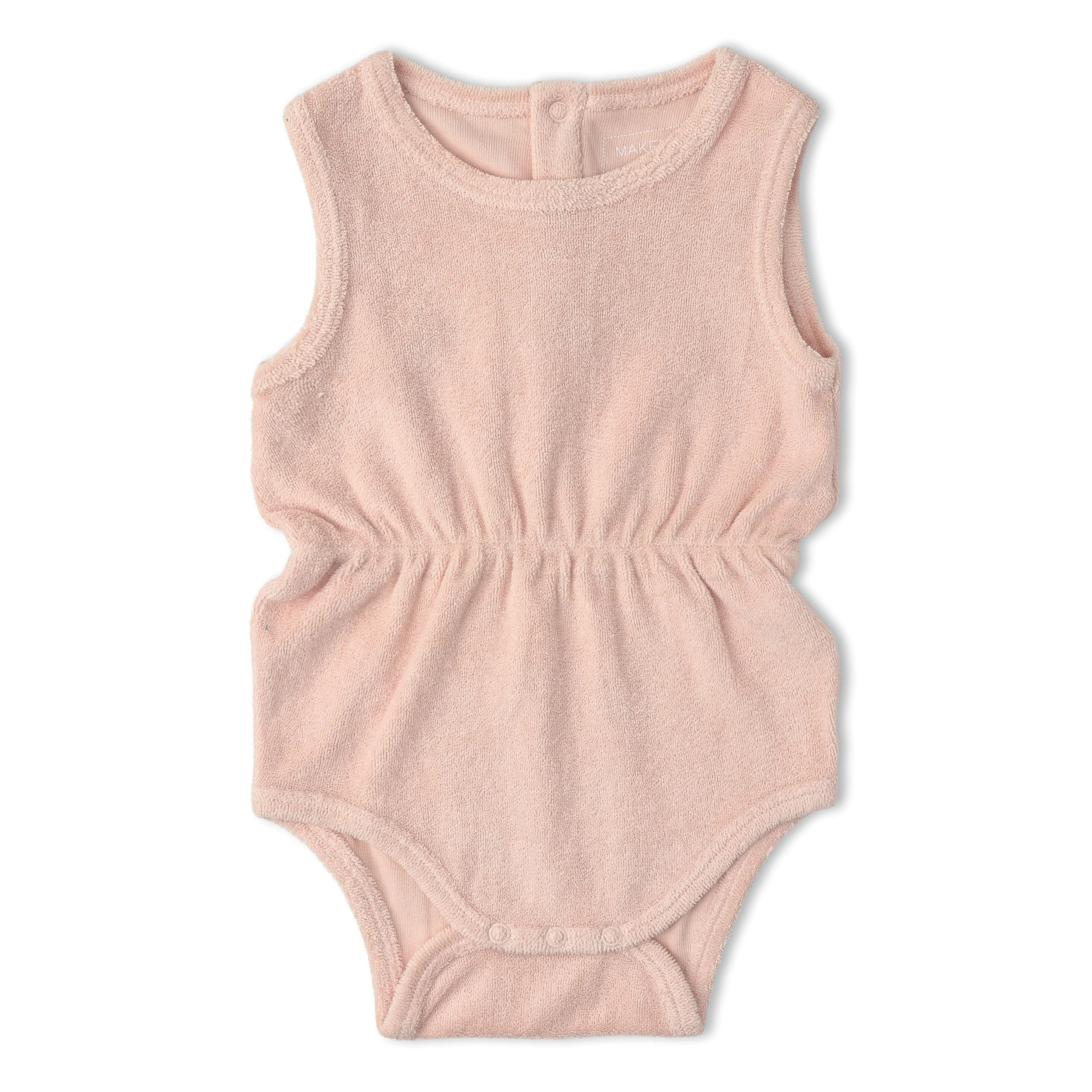 Organic Clinch Romper - Blush - Image 2