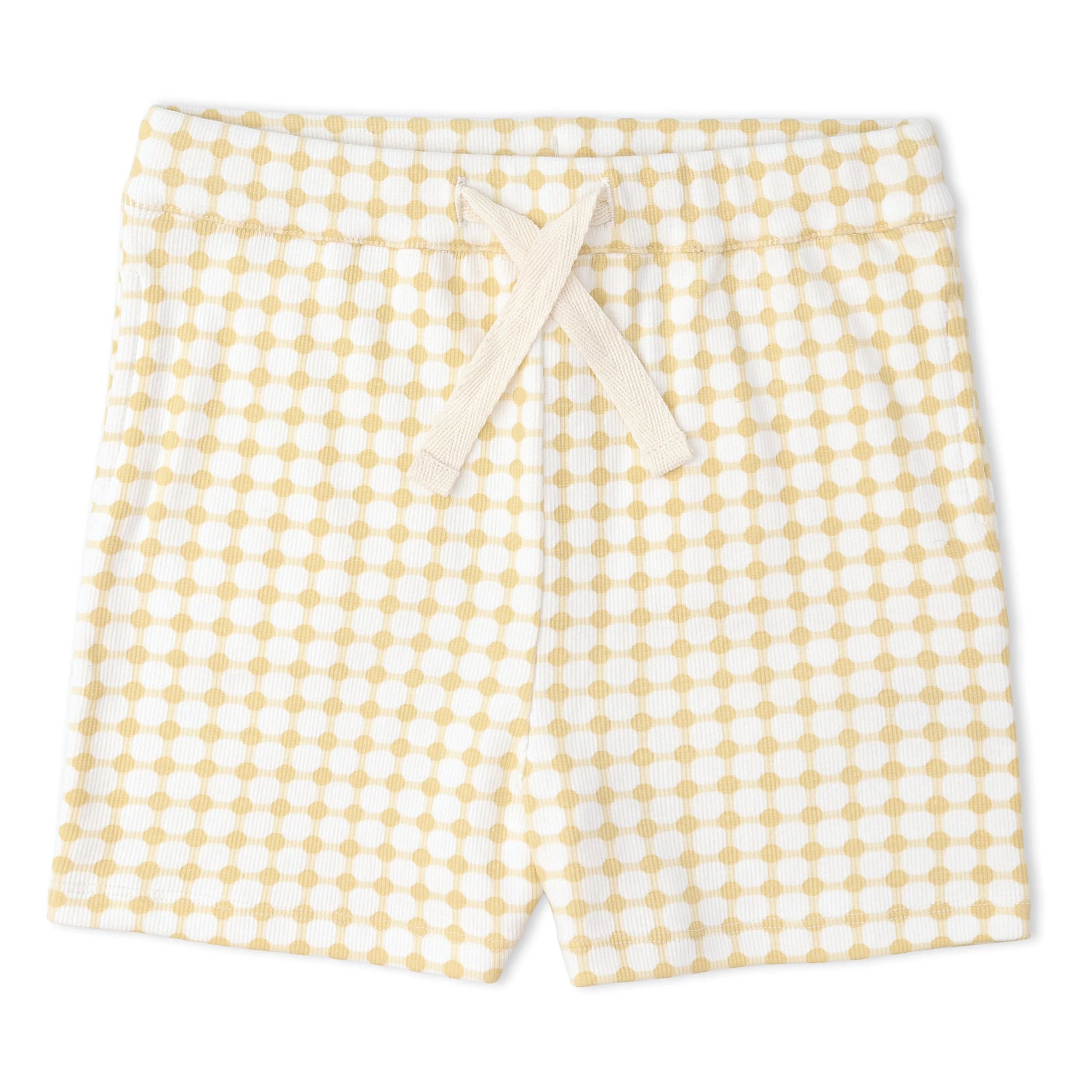Organic Collar Tee & Shorts Set - Dotty Gingham - Image 6