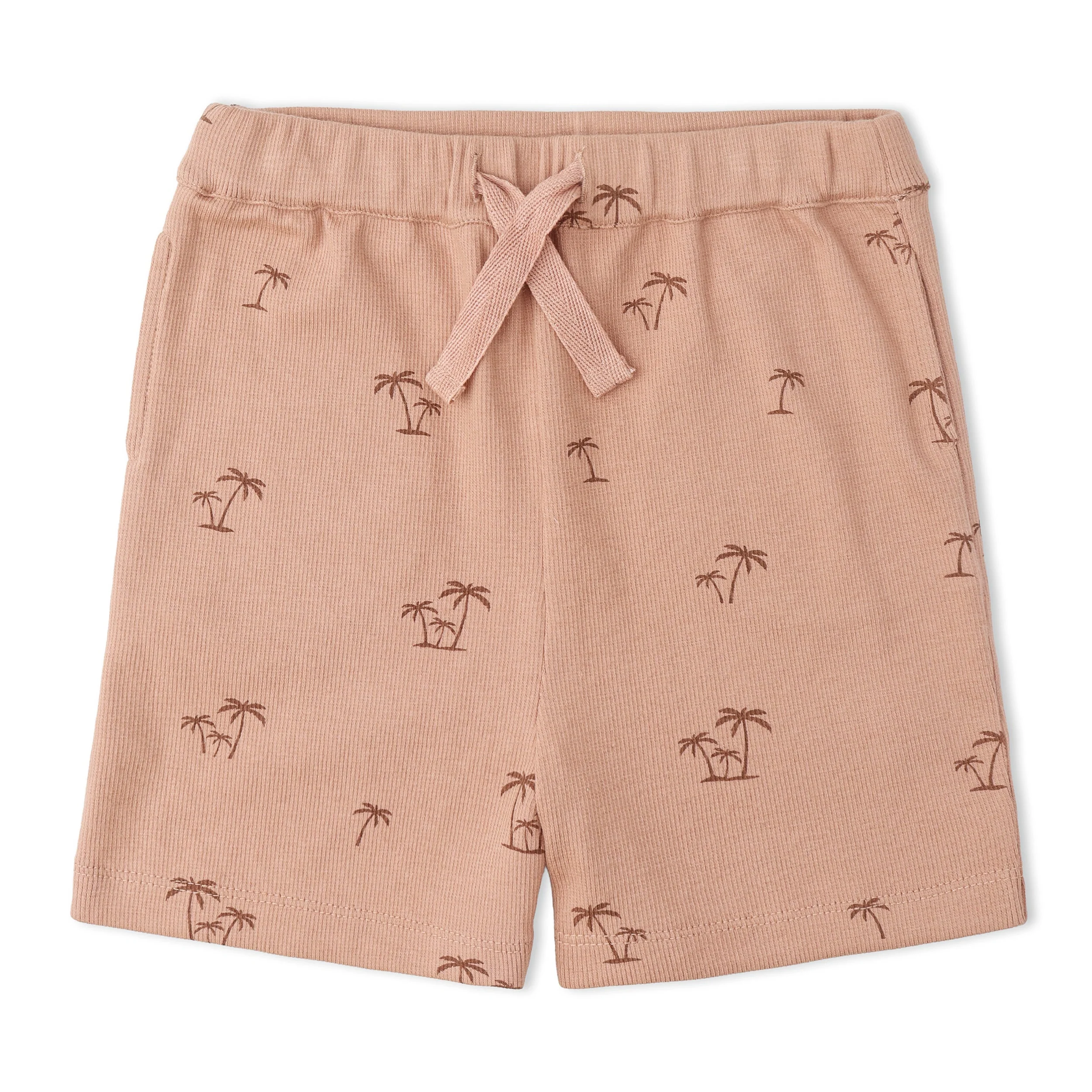 Organic Collar Tee & Shorts Set - Island Palm - Image 5