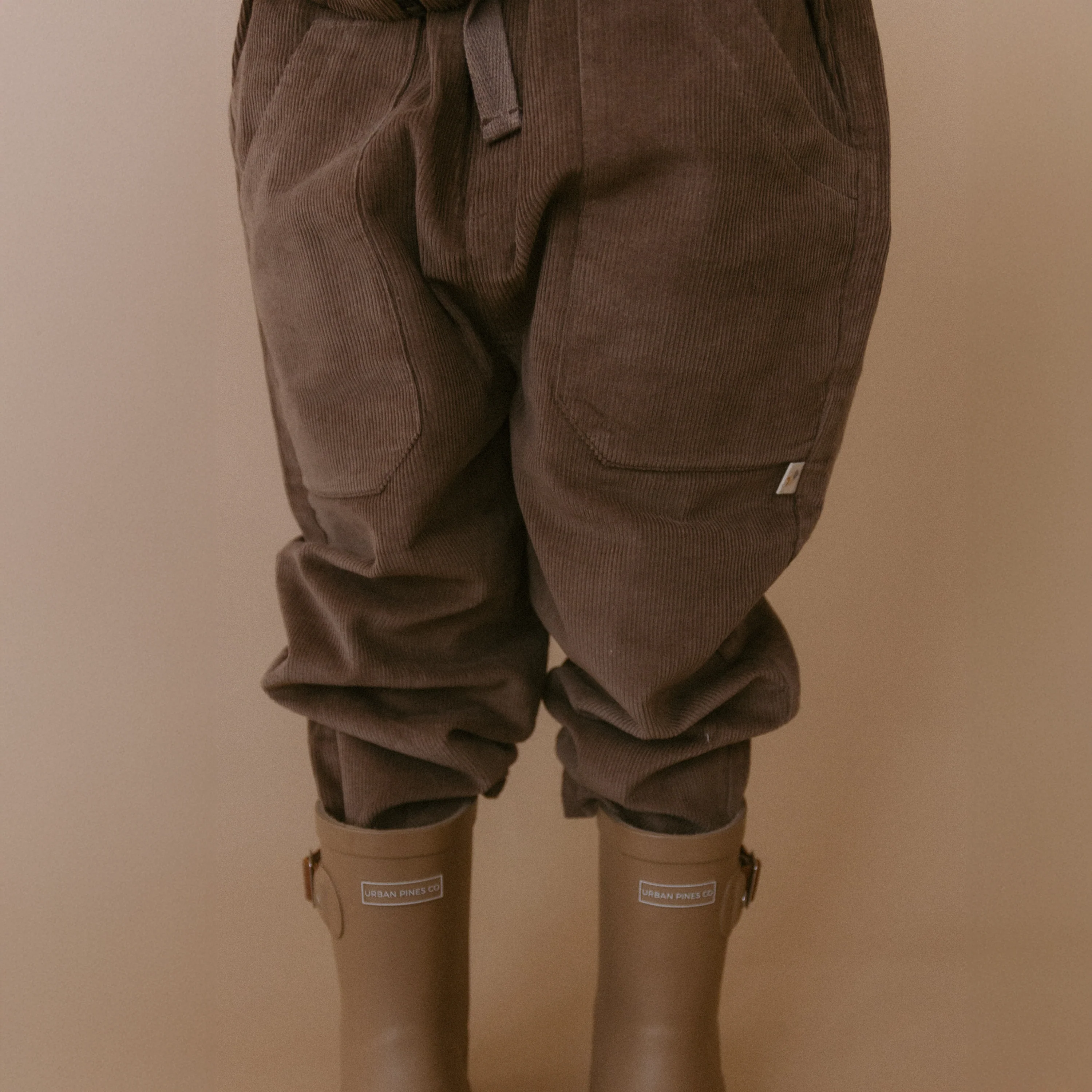 Organic Corduroy Pant - Dark Brown - Image 3