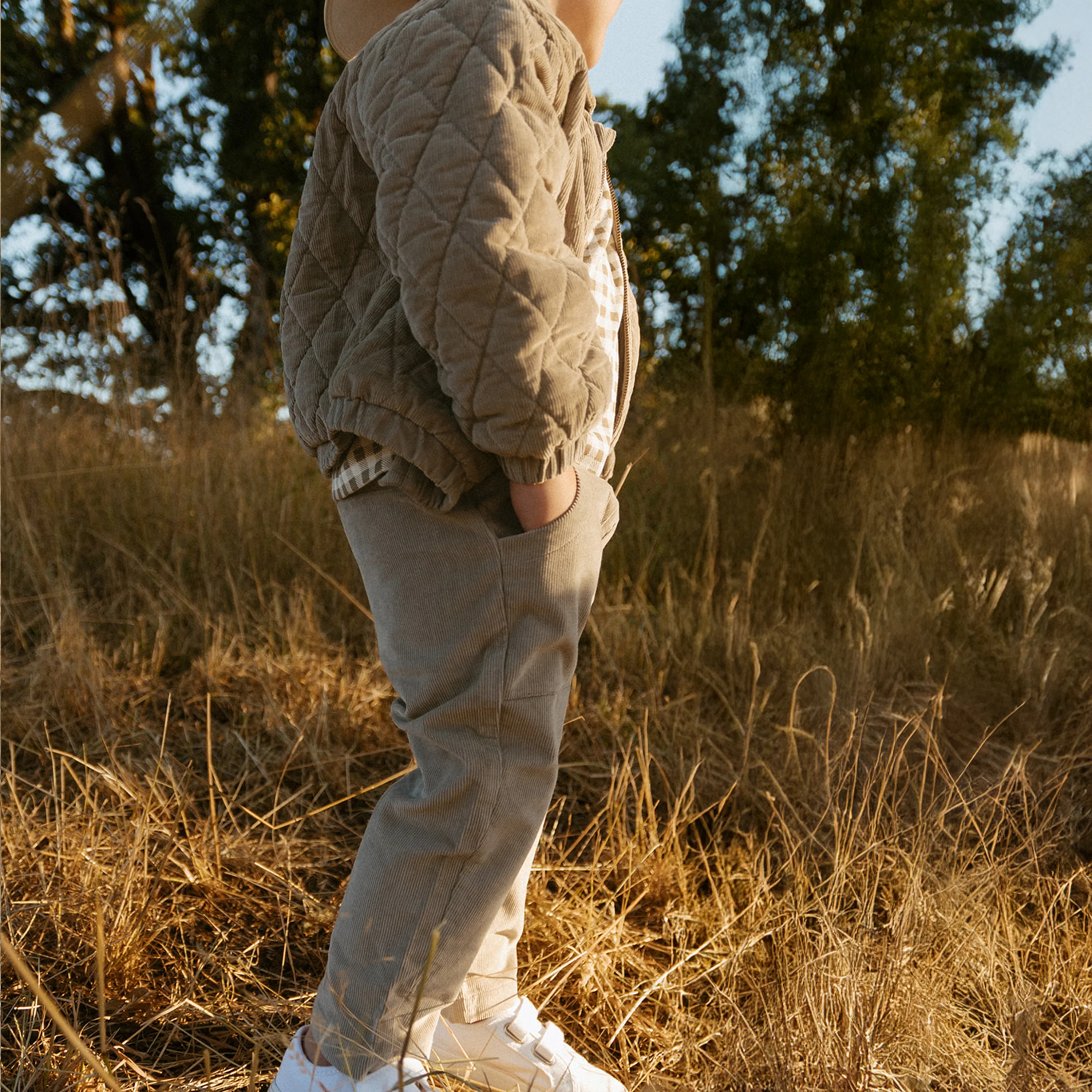 Organic Corduroy Pant - Olive - Image 3