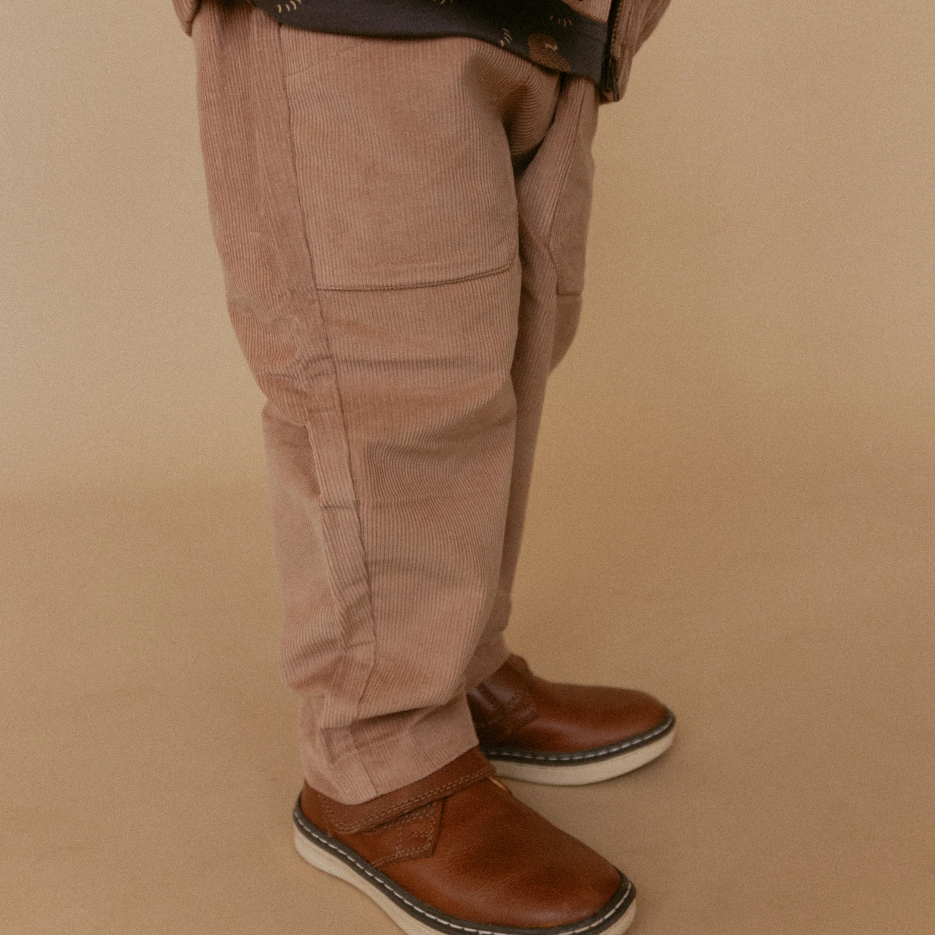 Organic Corduroy Pant - Taupe - Image 3