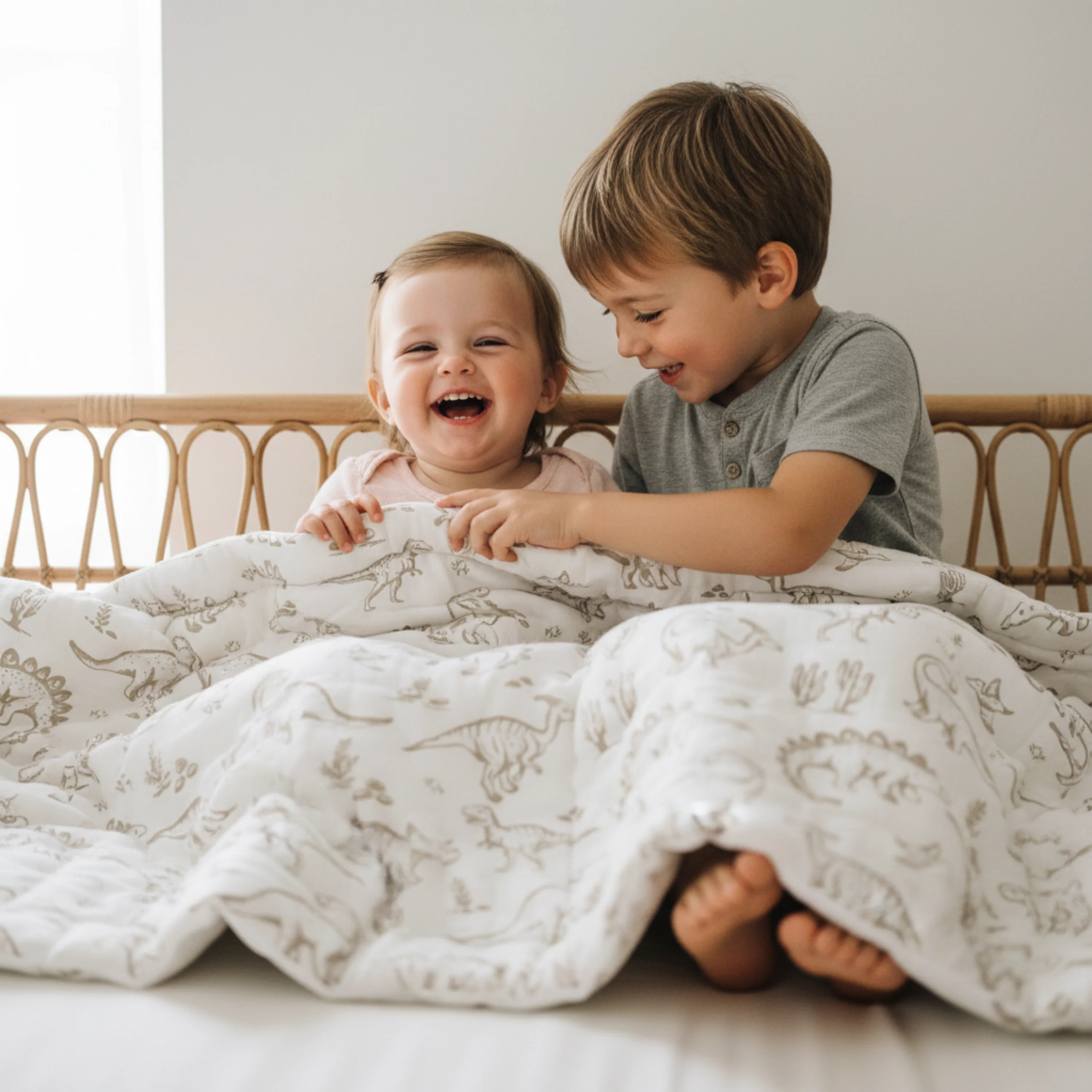 Organic Kids Quilt - Dino Dreams - Image 6