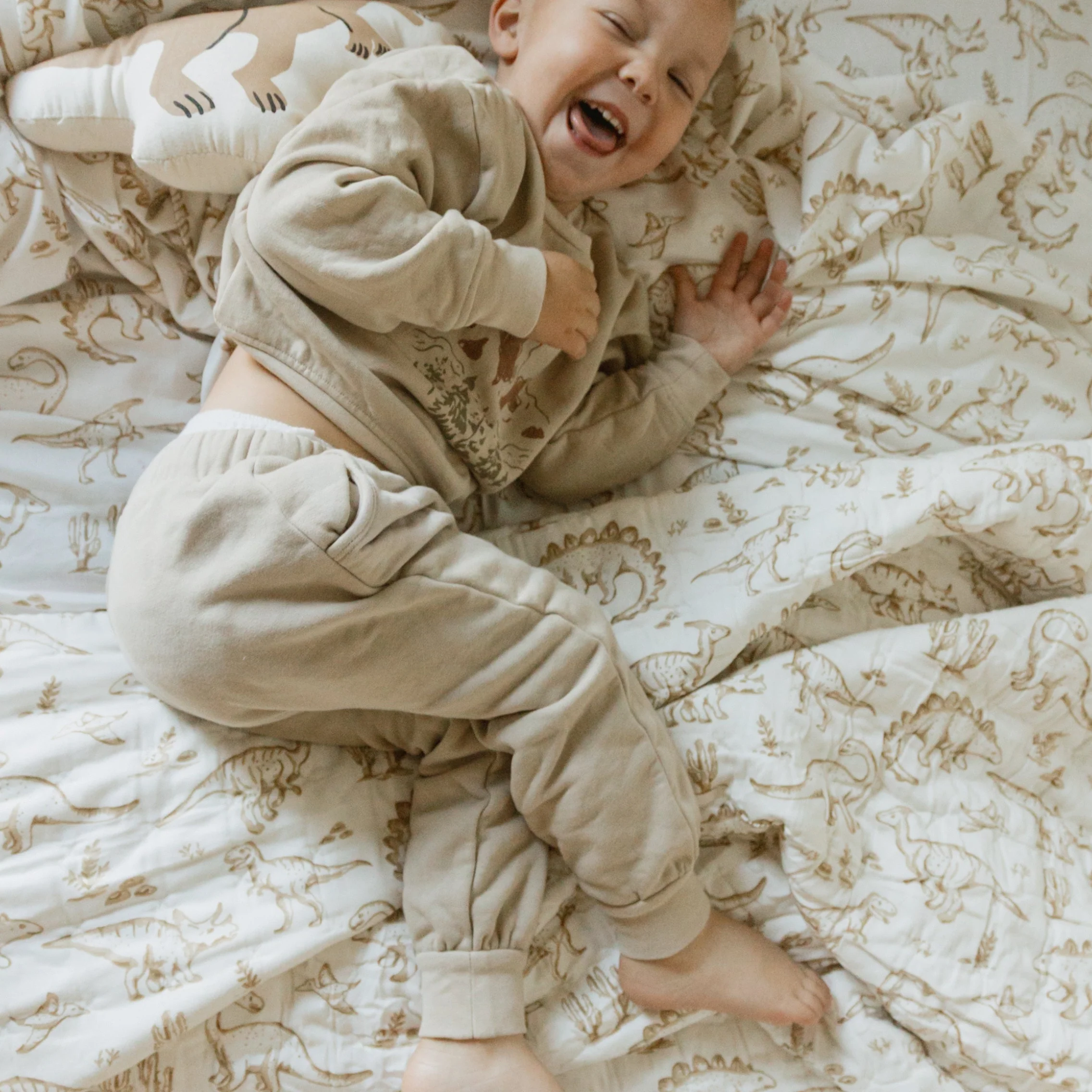 Organic Kids Quilt - Dino Dreams - Image 7