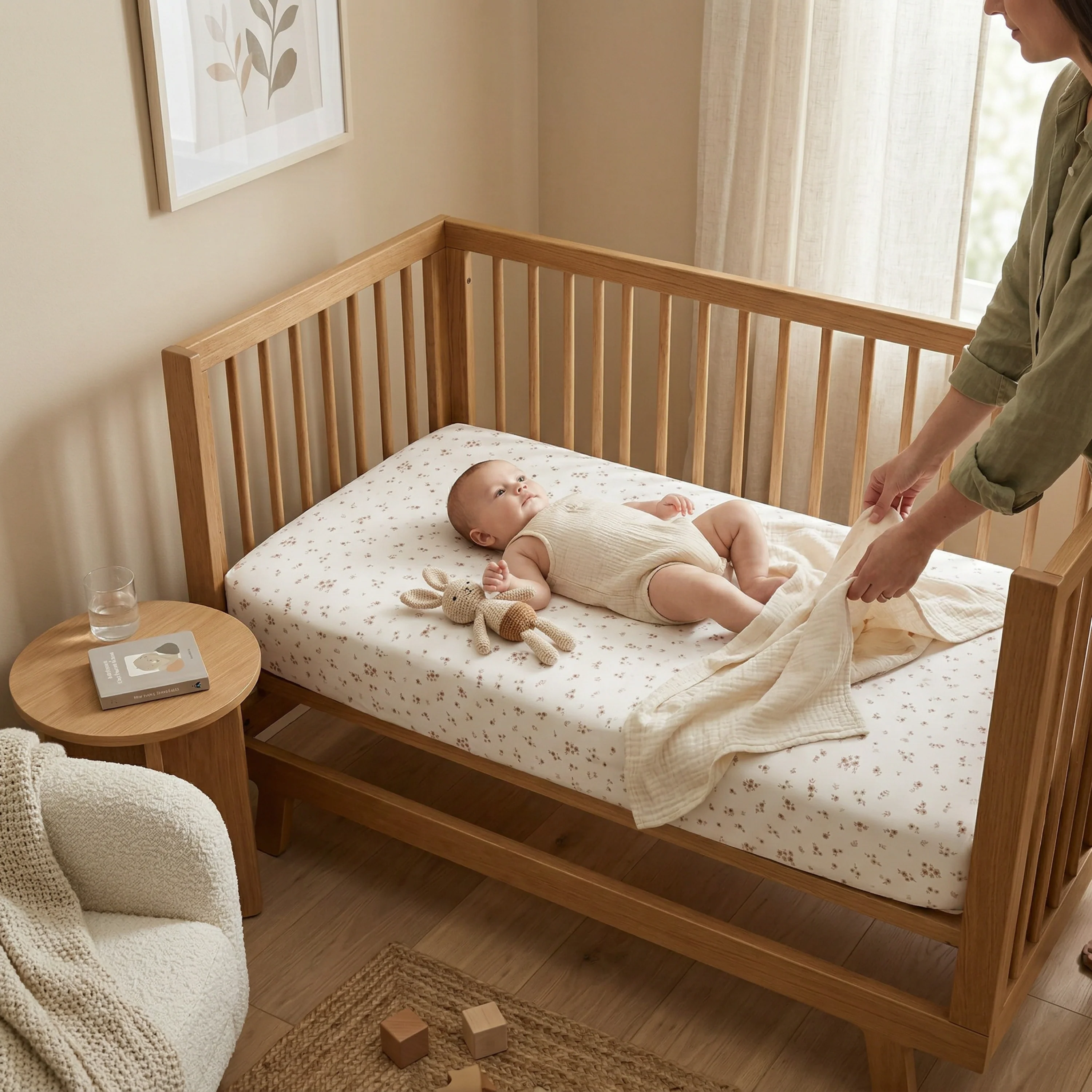 Organic Crib Sheet - Bloom - Image 9