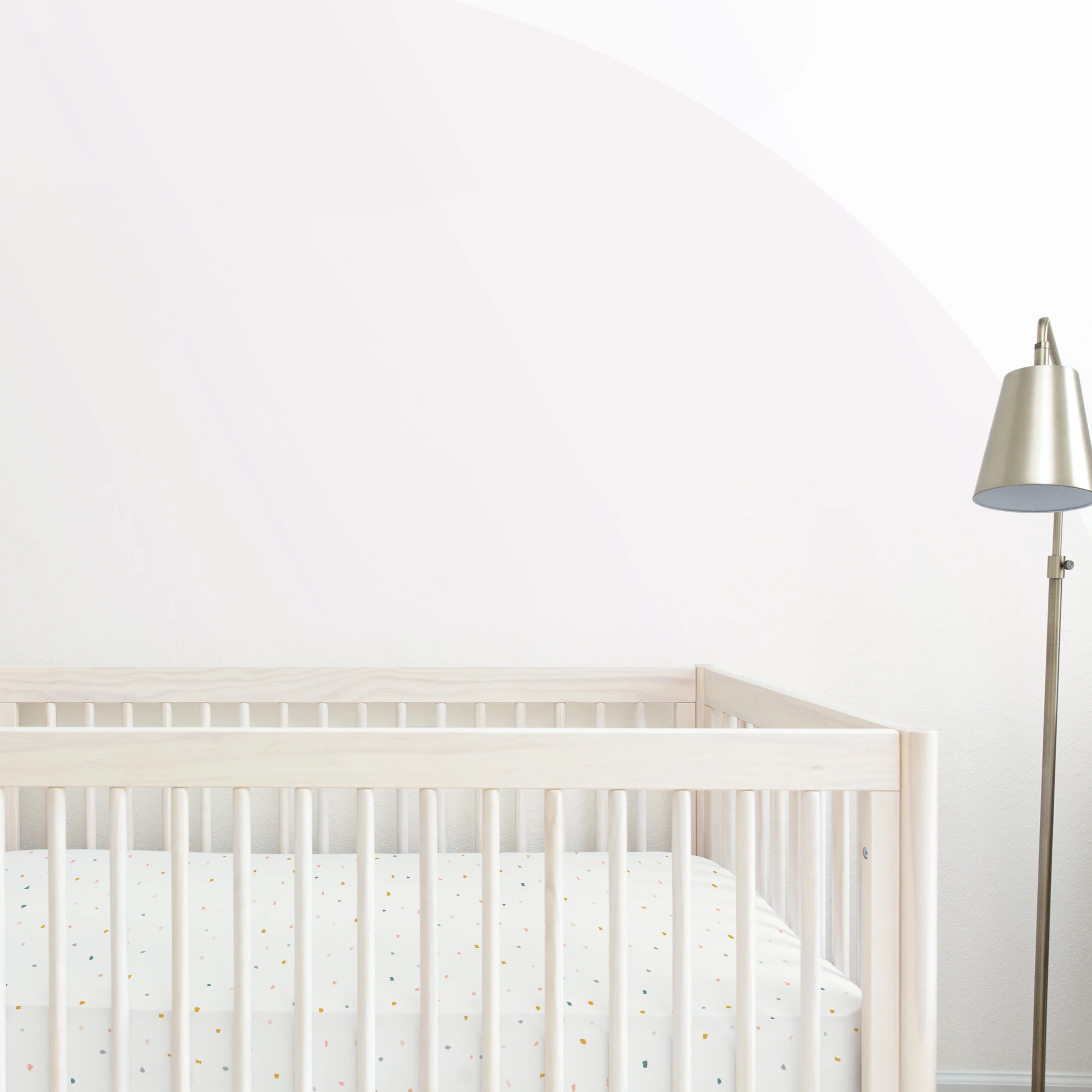 Organic Crib Sheet - Dotty - Image 2