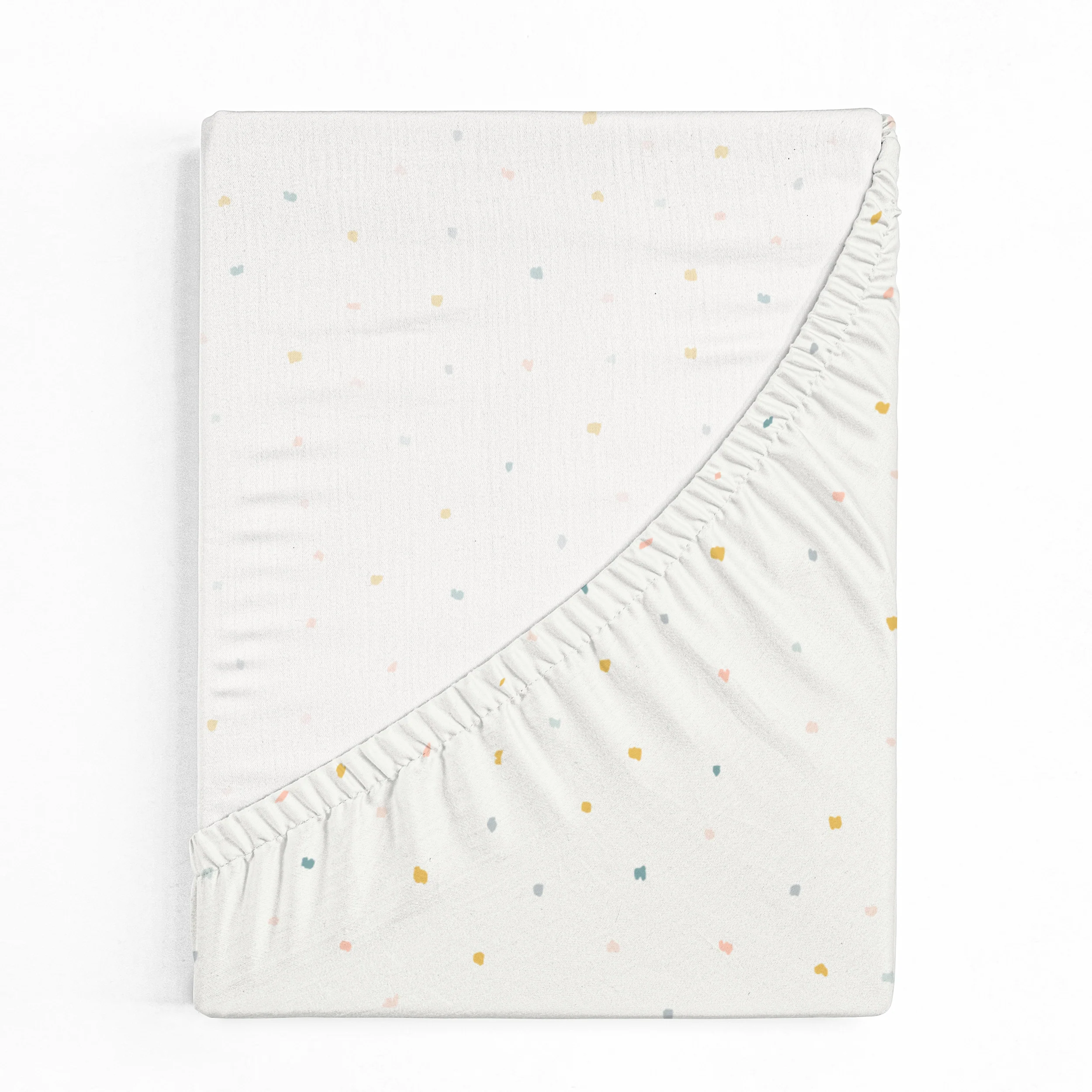 Organic Crib Sheet - Dotty - Image 4