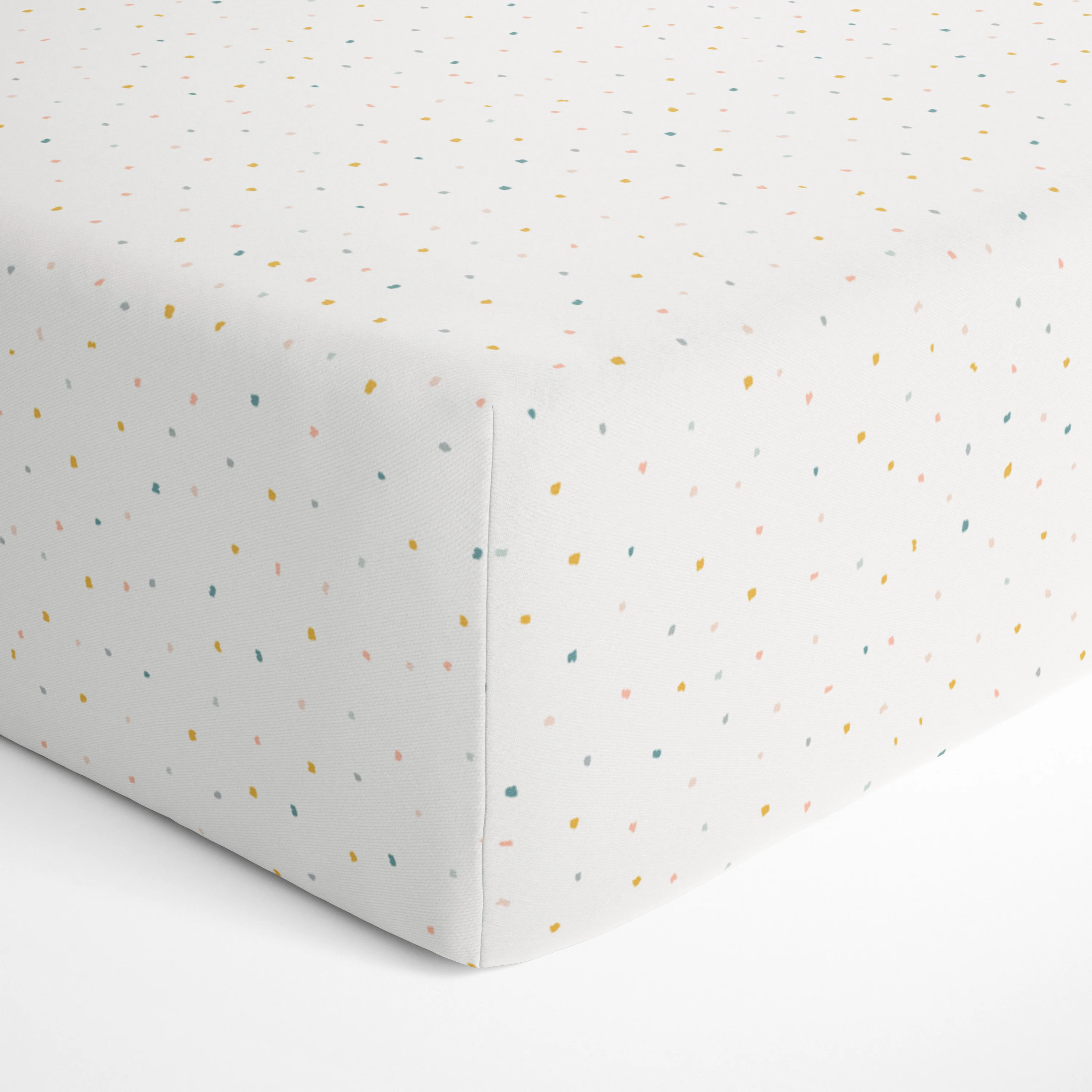 Organic Crib Sheet - Dotty - Image 5