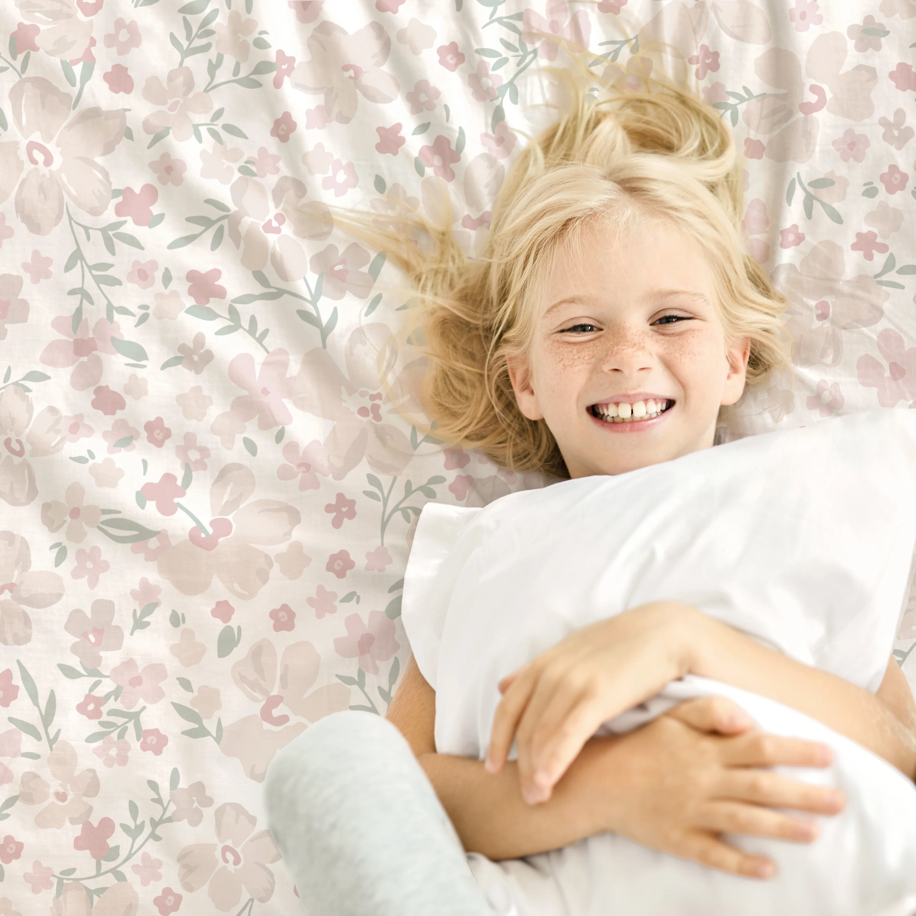 Organic Kids Fitted Sheet - Blossom - Image 6
