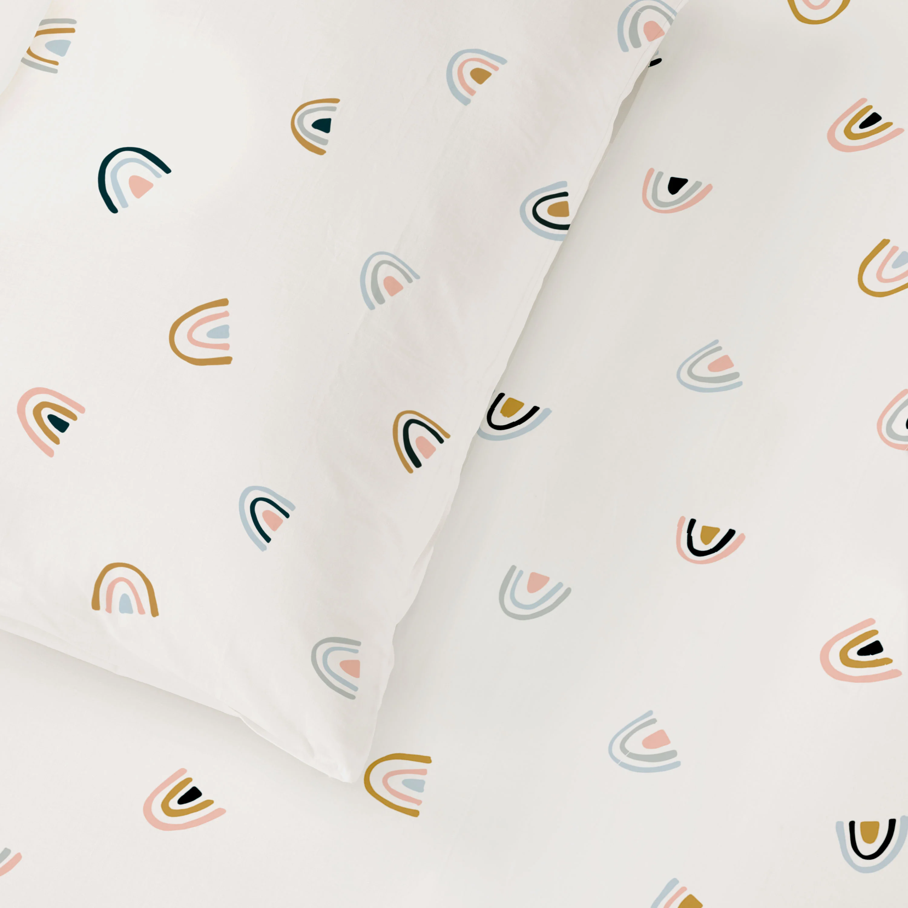 Organic Kids Fitted Sheet - Rainbow - Image 4