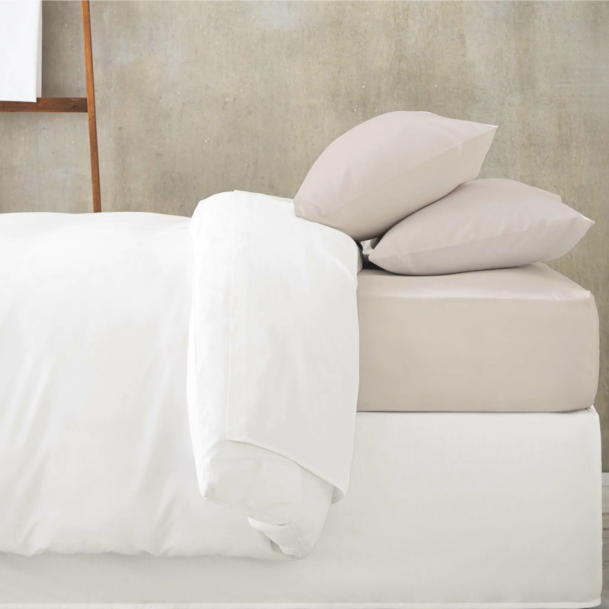 Organic Kids Fitted Sheet - Taupe - Image 5