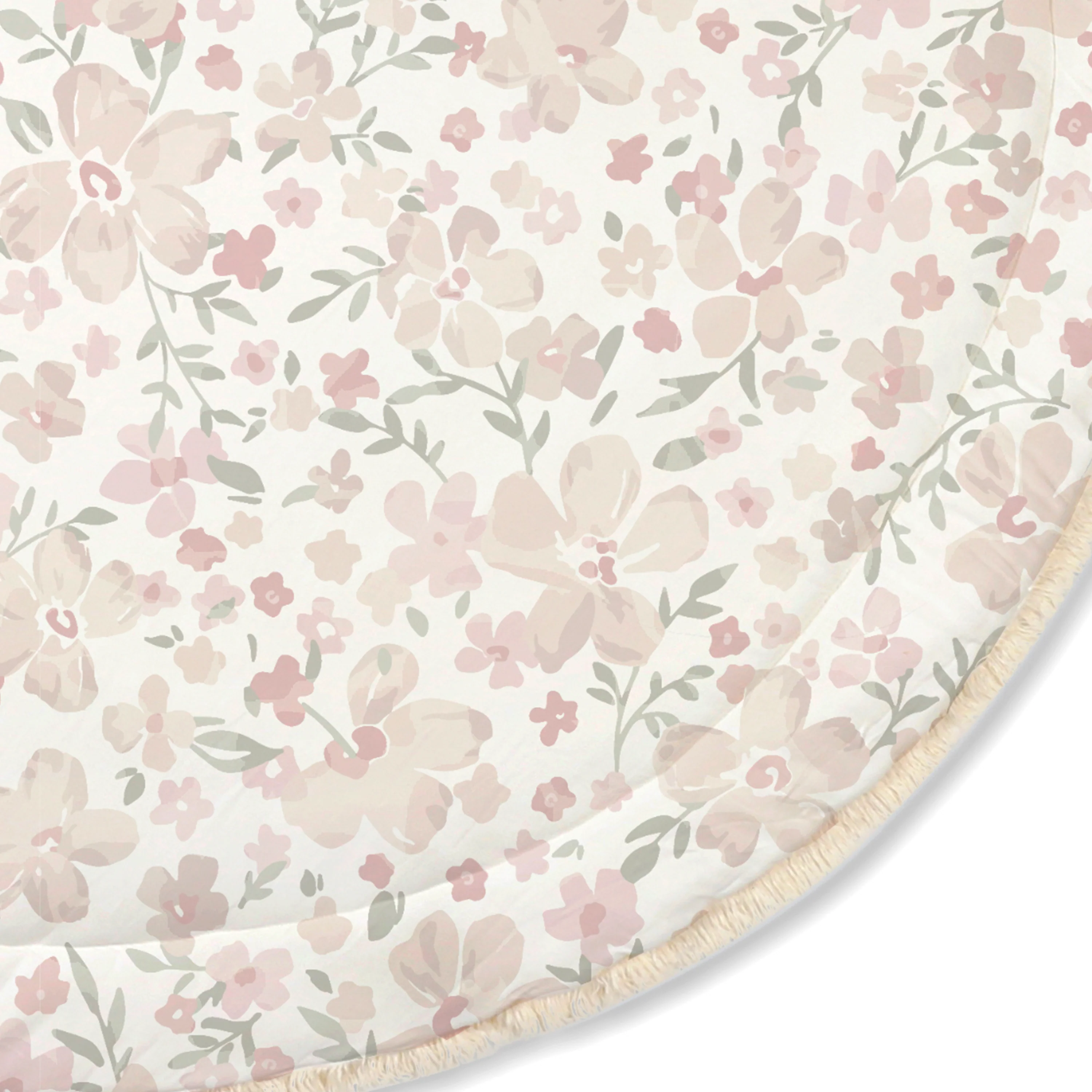 Organic Cotton Quilted Play Mat - Blossom - Image 6
