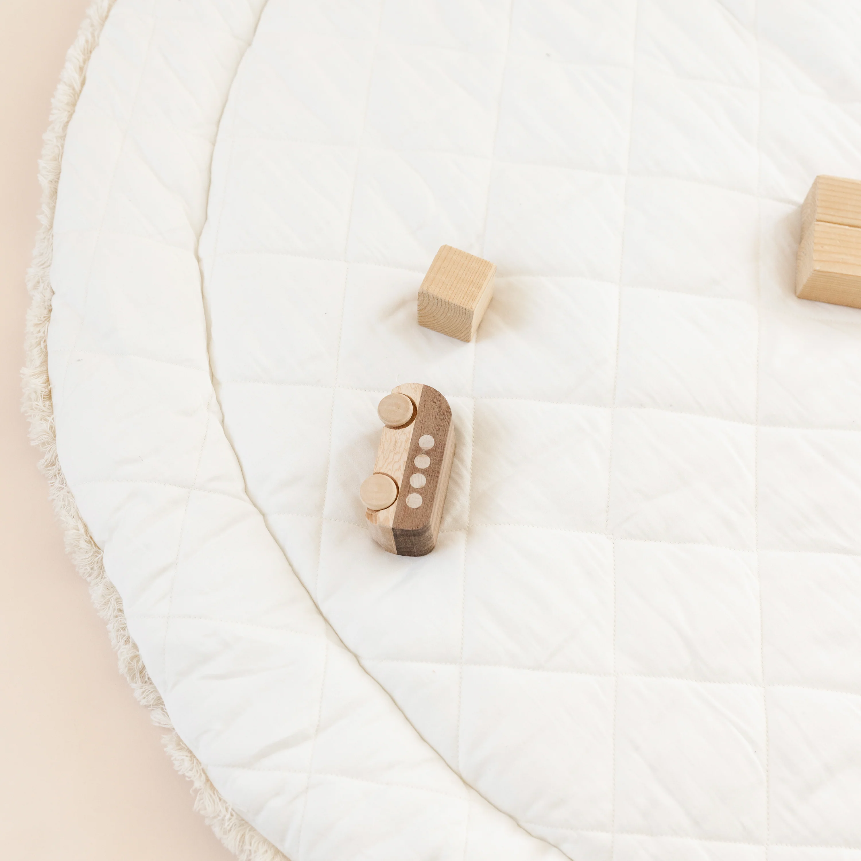 Organic Cotton Quilted Play Mat - Blossom - Image 7