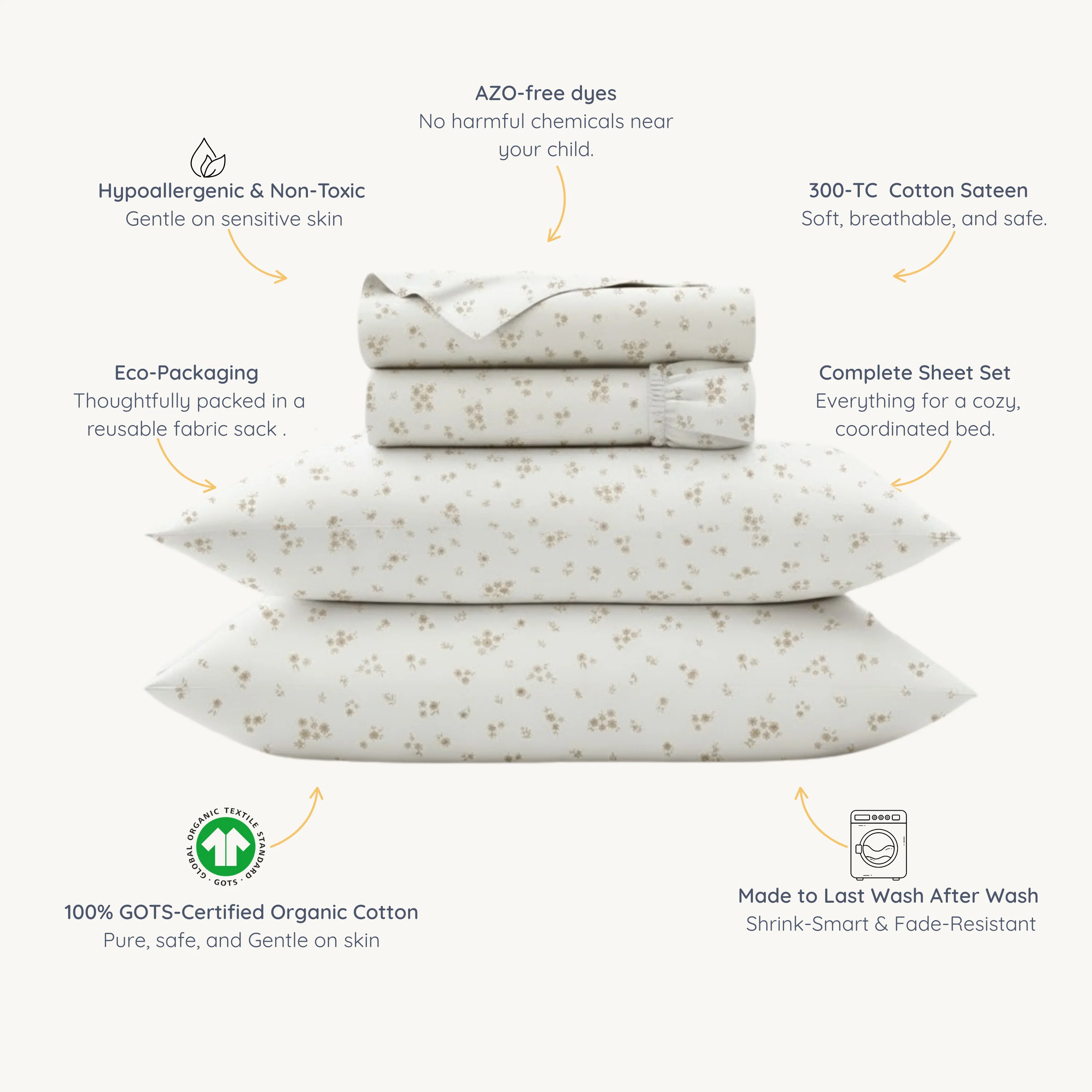 Organic Cotton Sheet Set - Bloom - Image 10