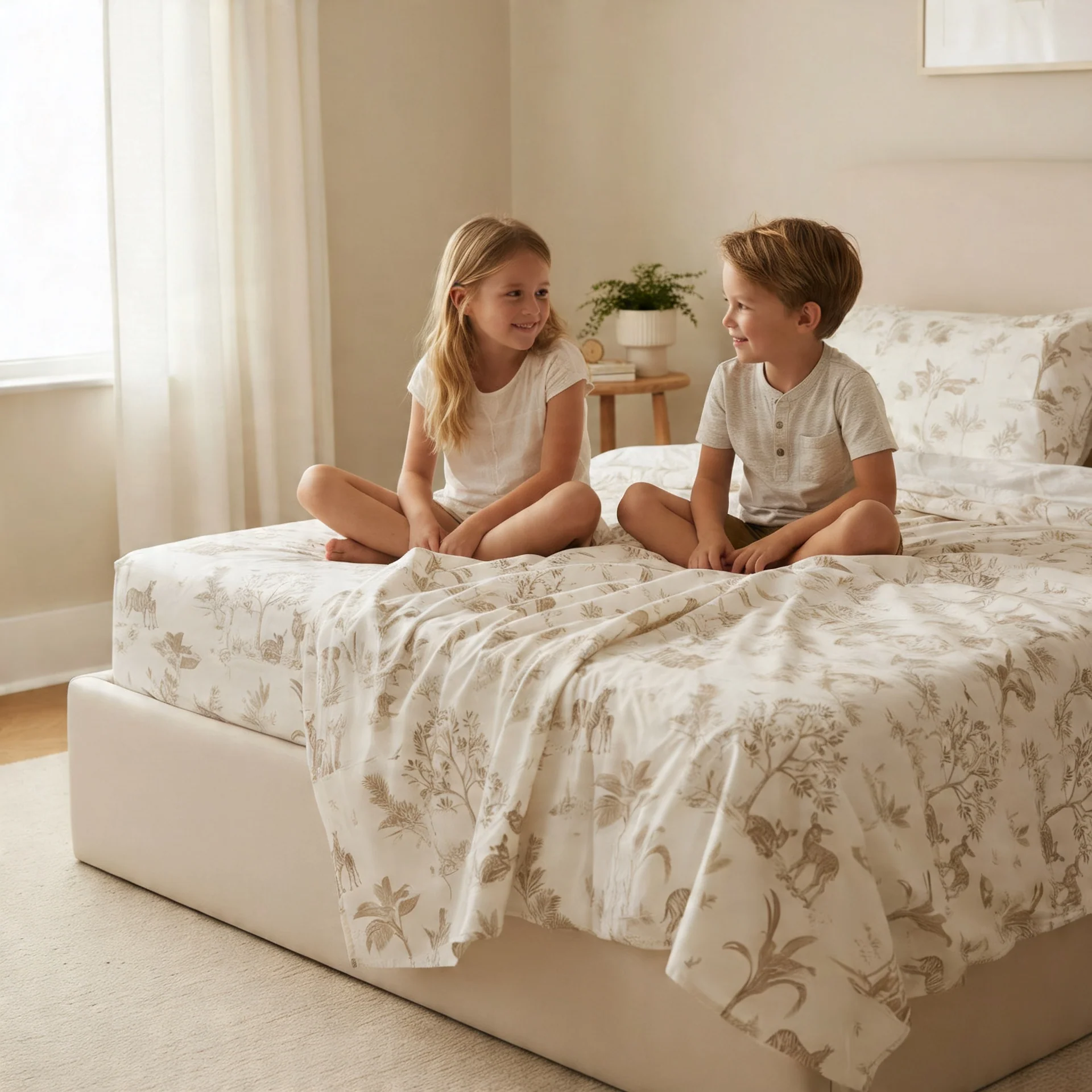 Organic Cotton Sheet Set - Safari - Image 10
