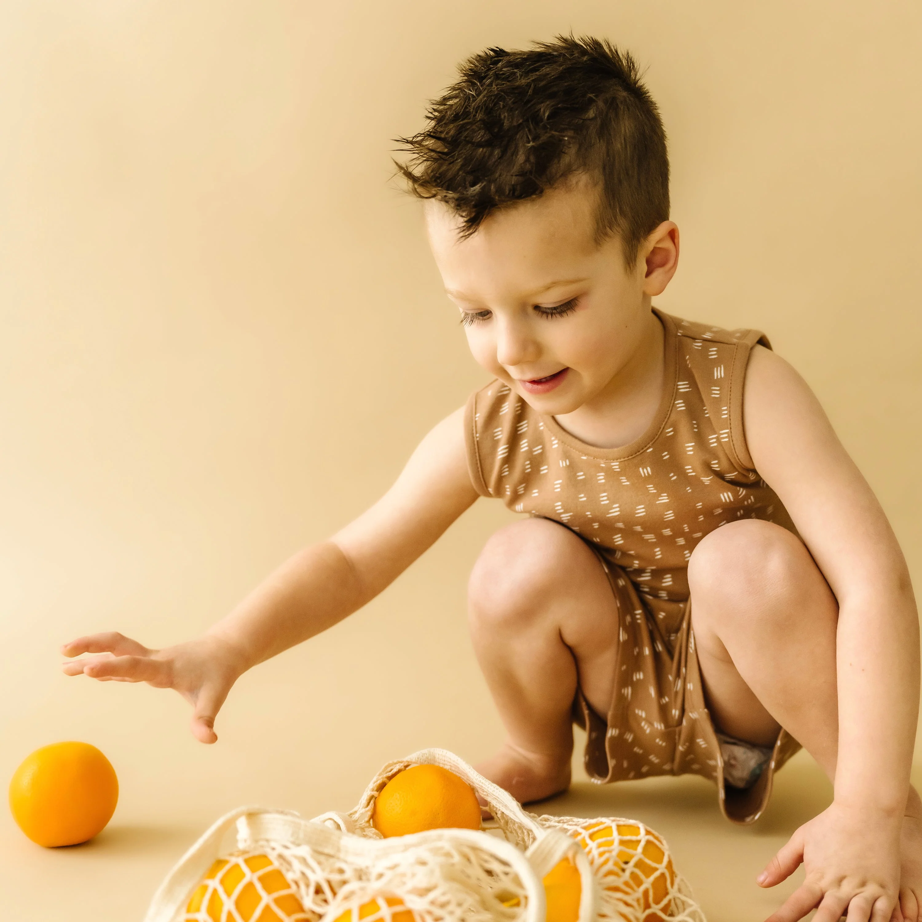 Organic Baby Toddler Tee & Shorts Set - Strokes - Image 4