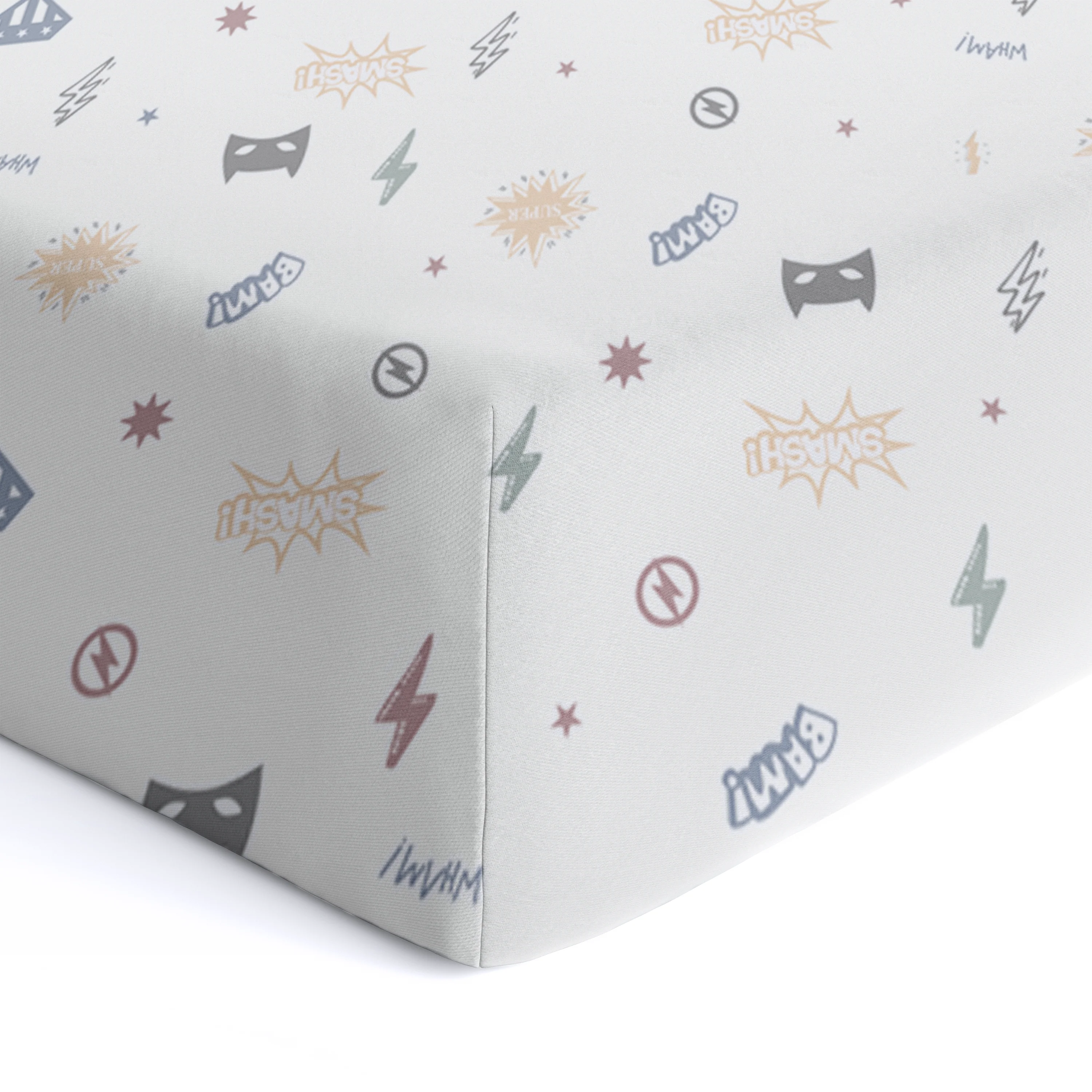 Organic Crib Sheet - Mighty Heros - Image 6
