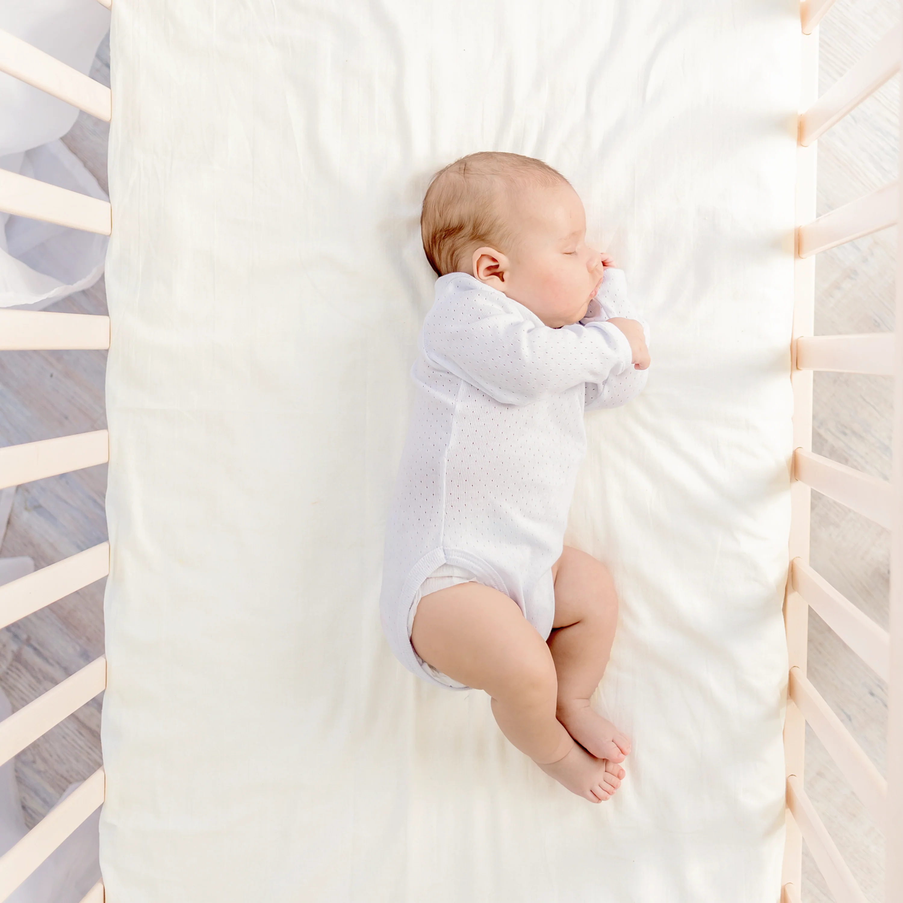 Organic Crib Sheet - Ivory - Image 3