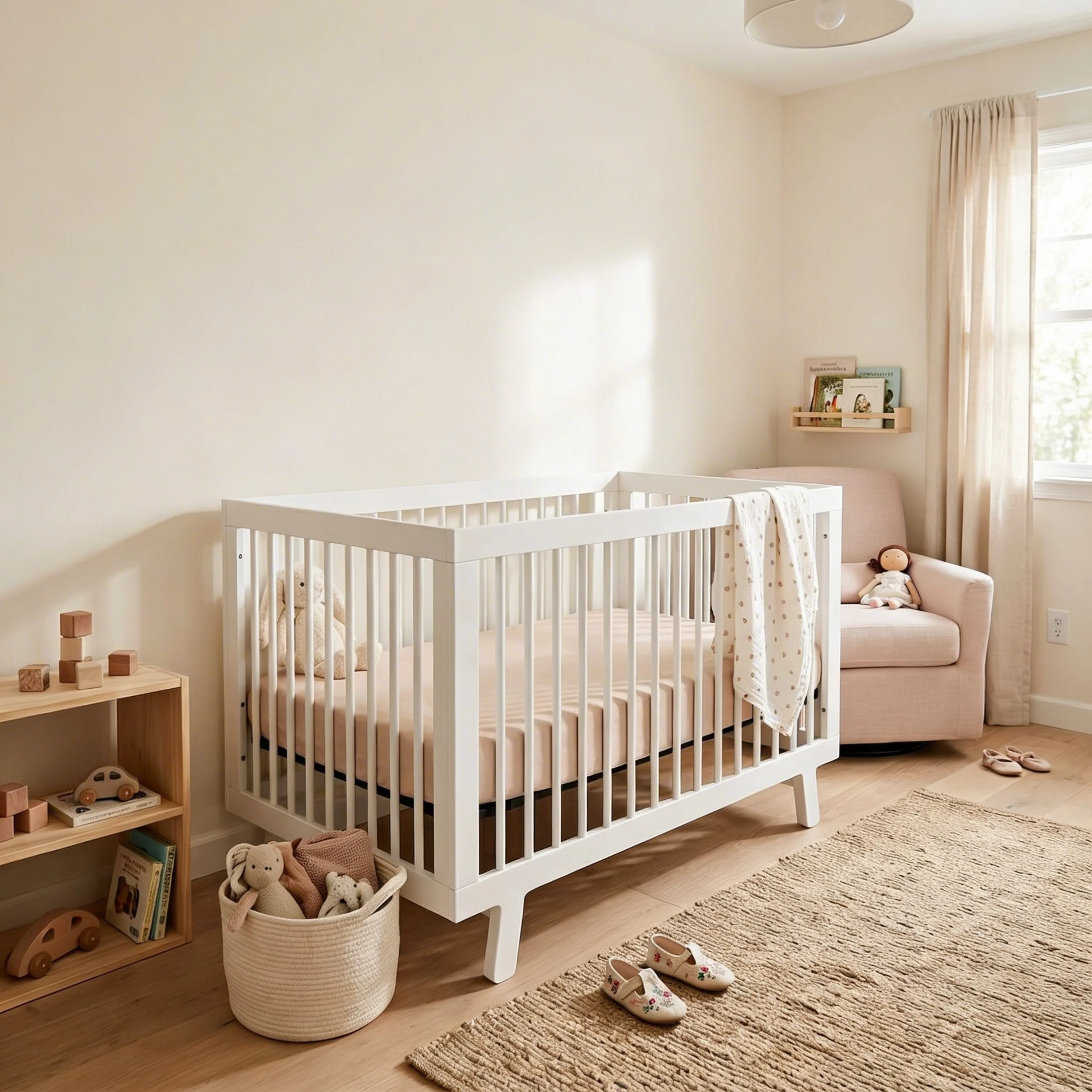 Organic Crib Sheet - Pecan - Image 4