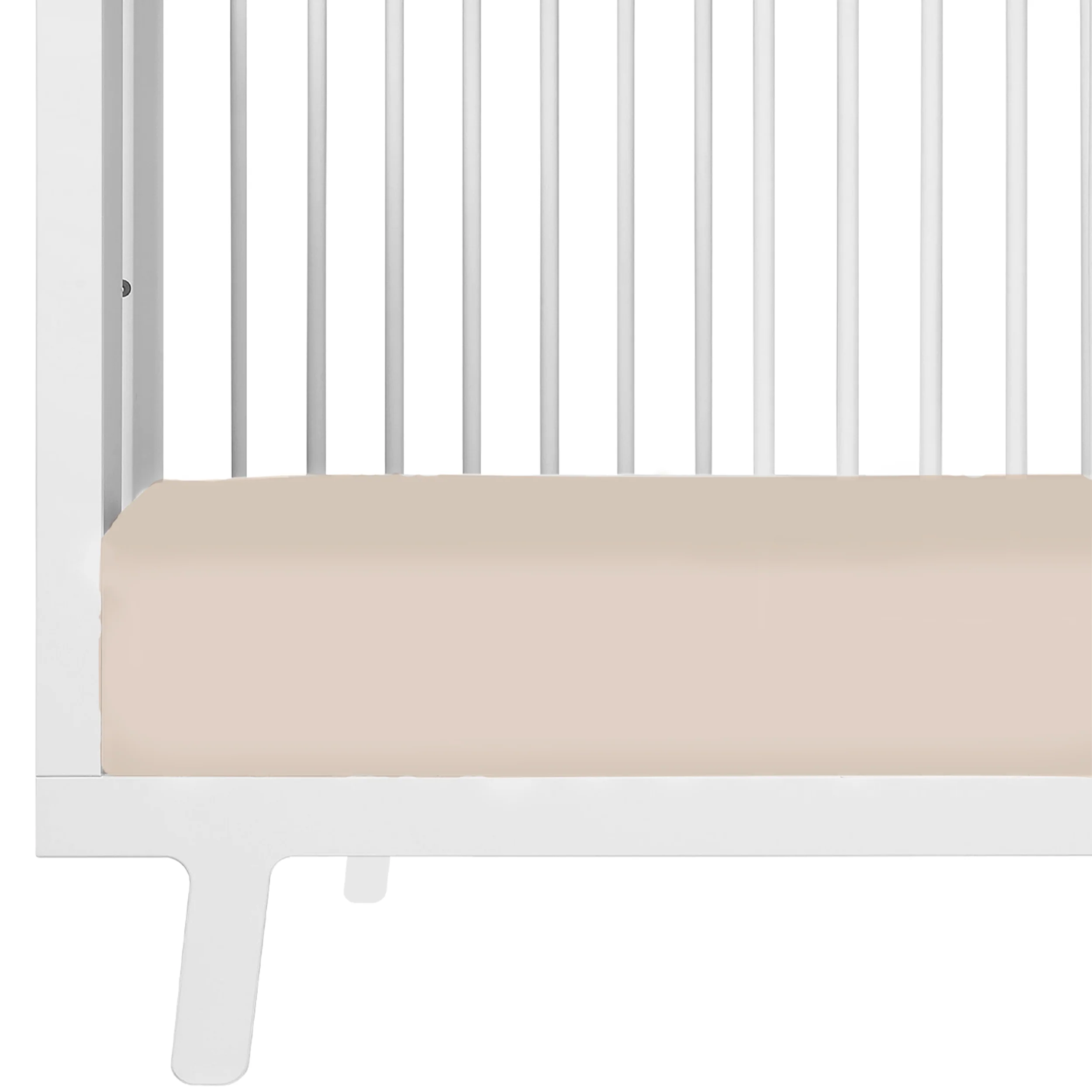 Organic Crib Sheet - Taupe