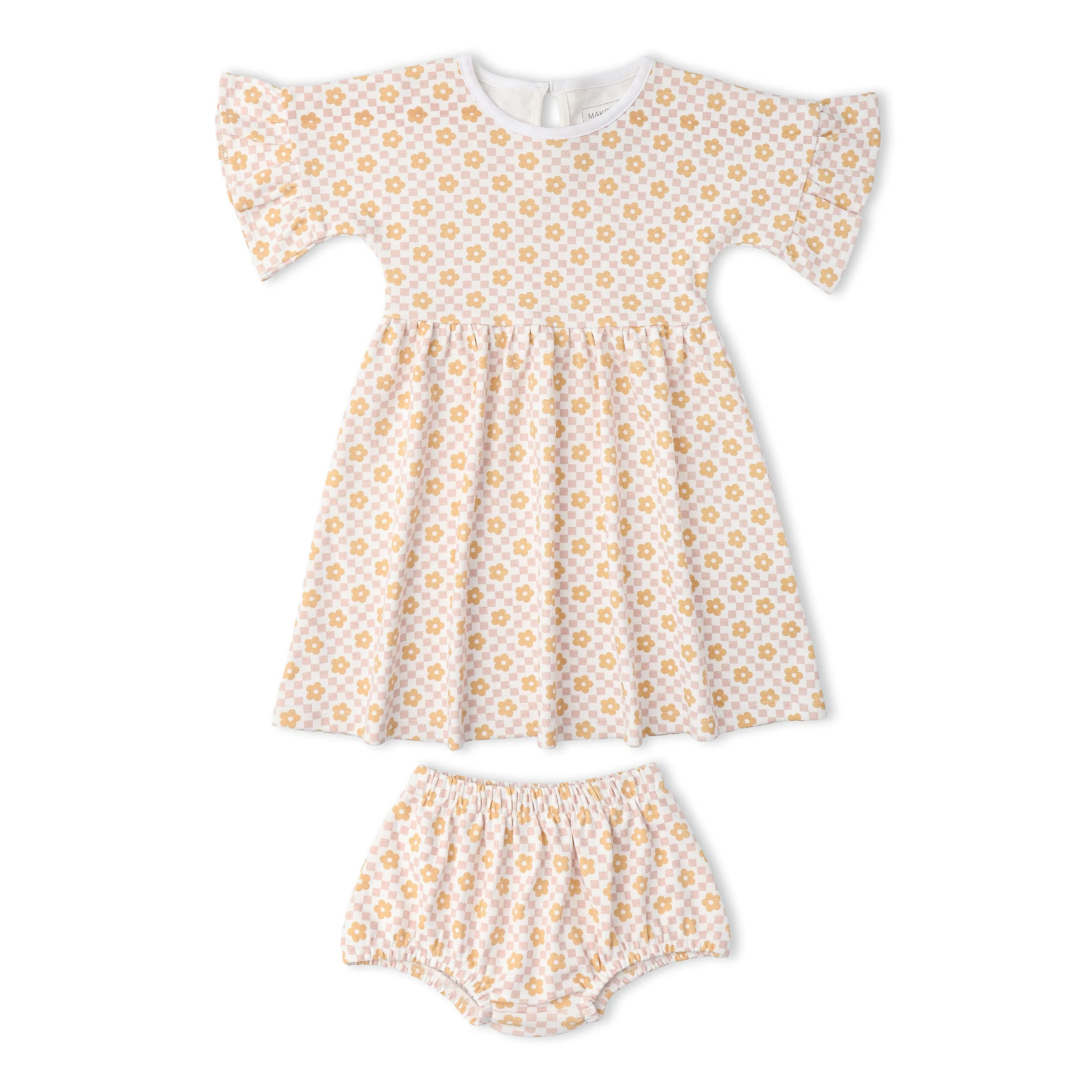 Organic Dolman Sleeve Dress - Pop Floral - Image 4