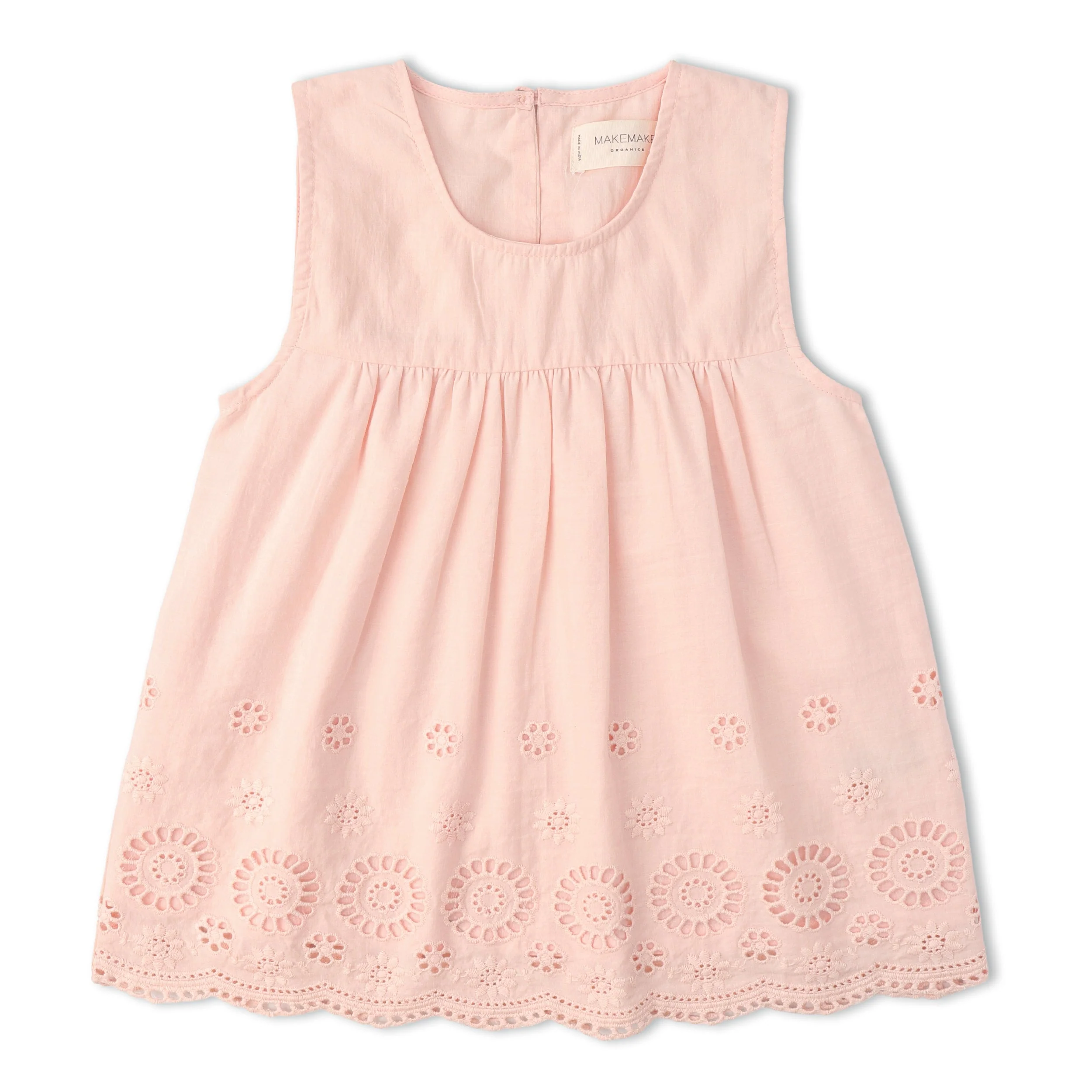 Organic Eyelet Top And Pant Set - Blush Eyelet - Image 4