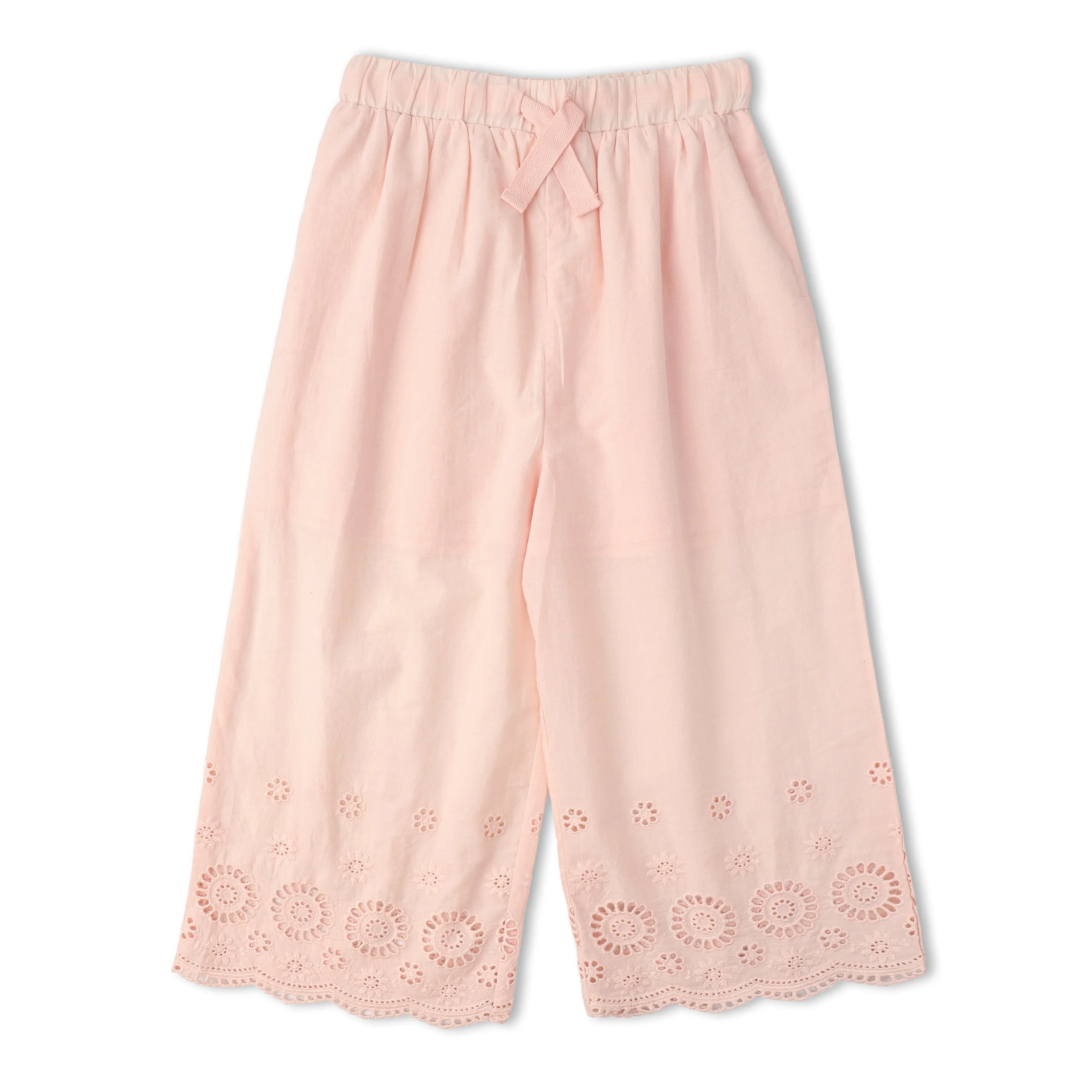 Organic Eyelet Top And Pant Set - Blush Eyelet - Image 5