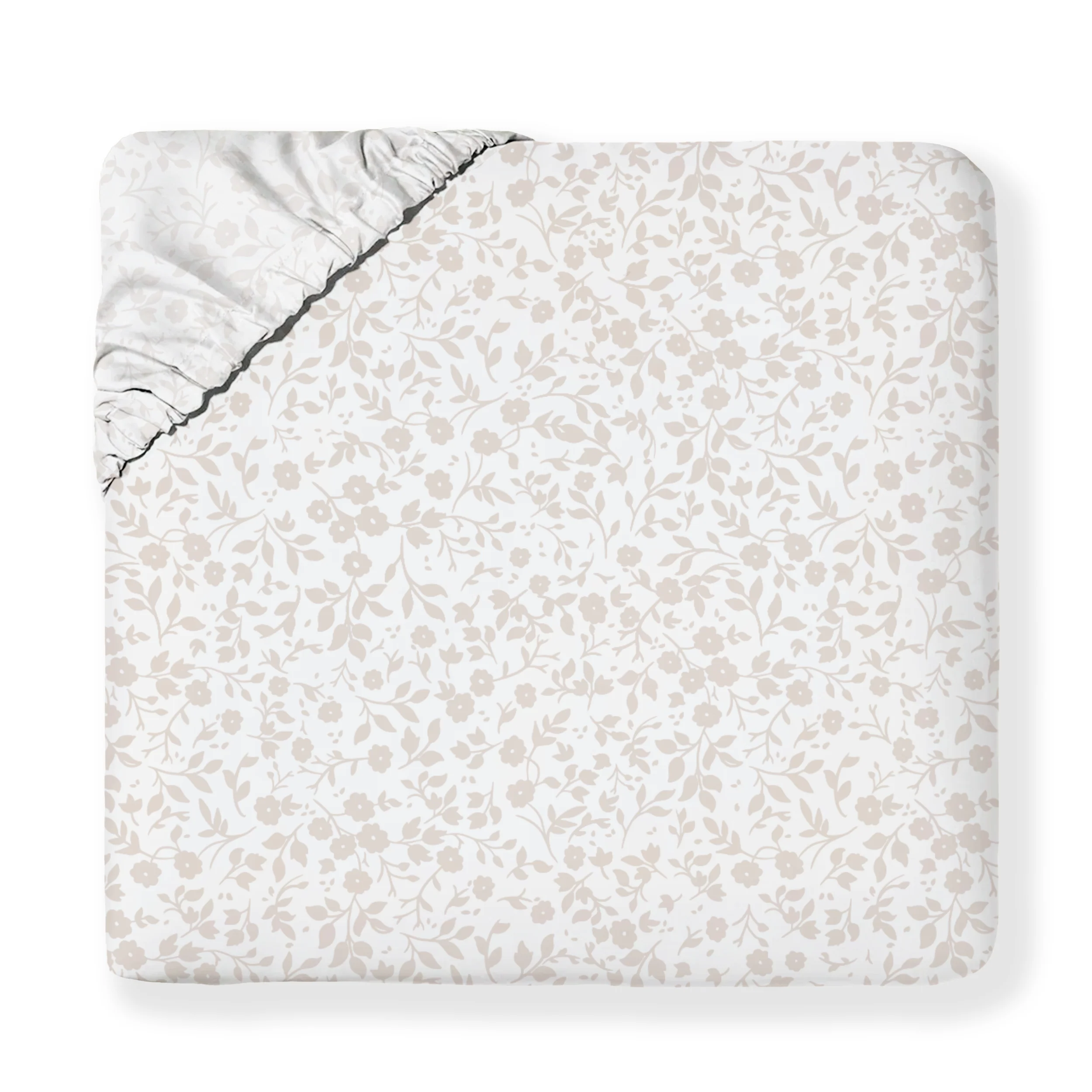 Organic Kids Fitted Sheet - Gardenia