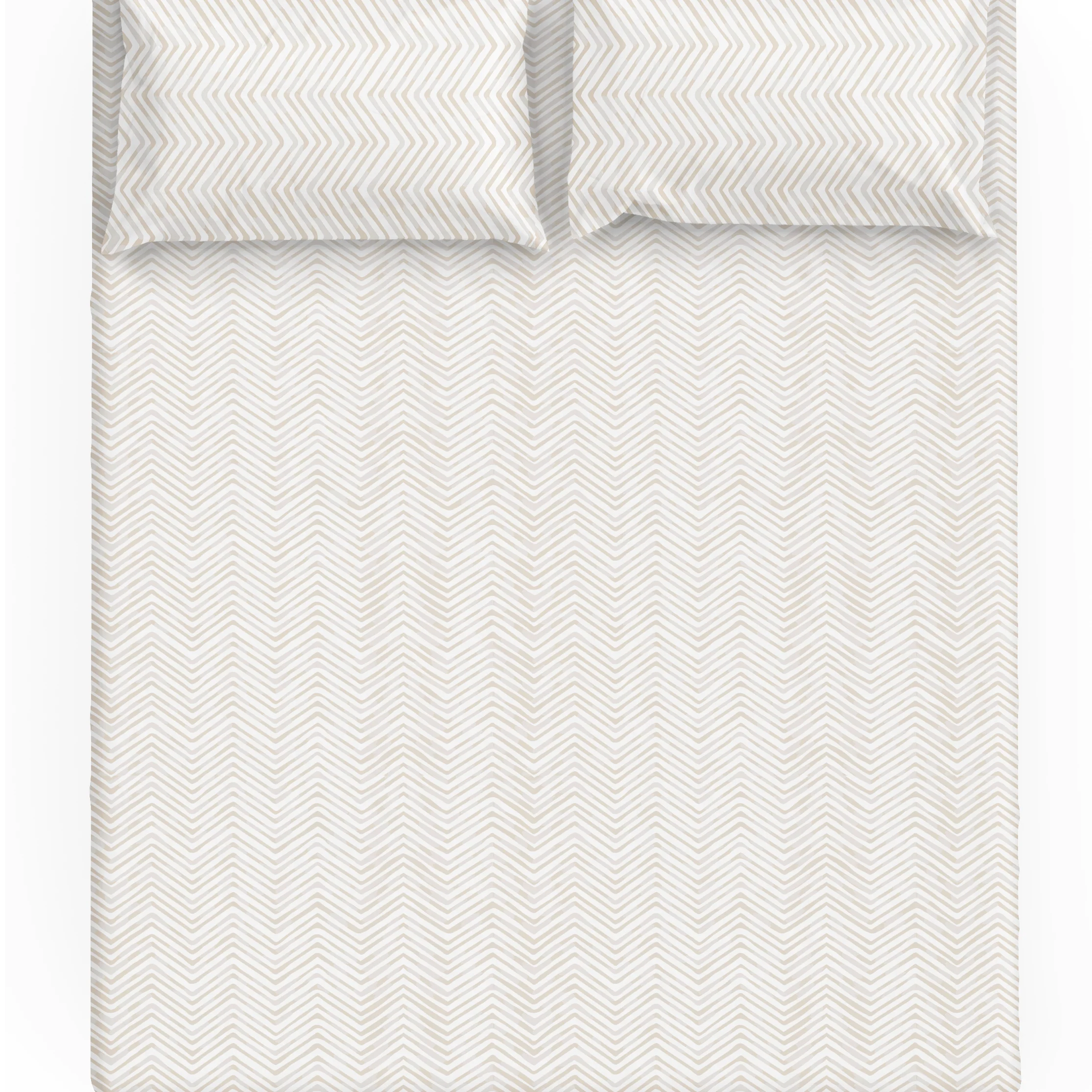 Organic Kids Fitted Sheet - Herringbone - Image 5