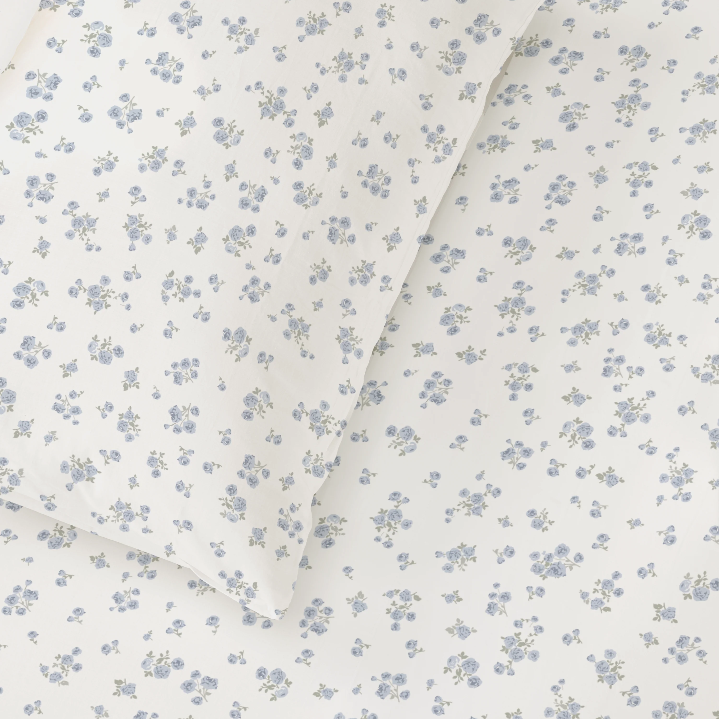 Organic Kids Fitted Sheet - Mini Roses - Image 4