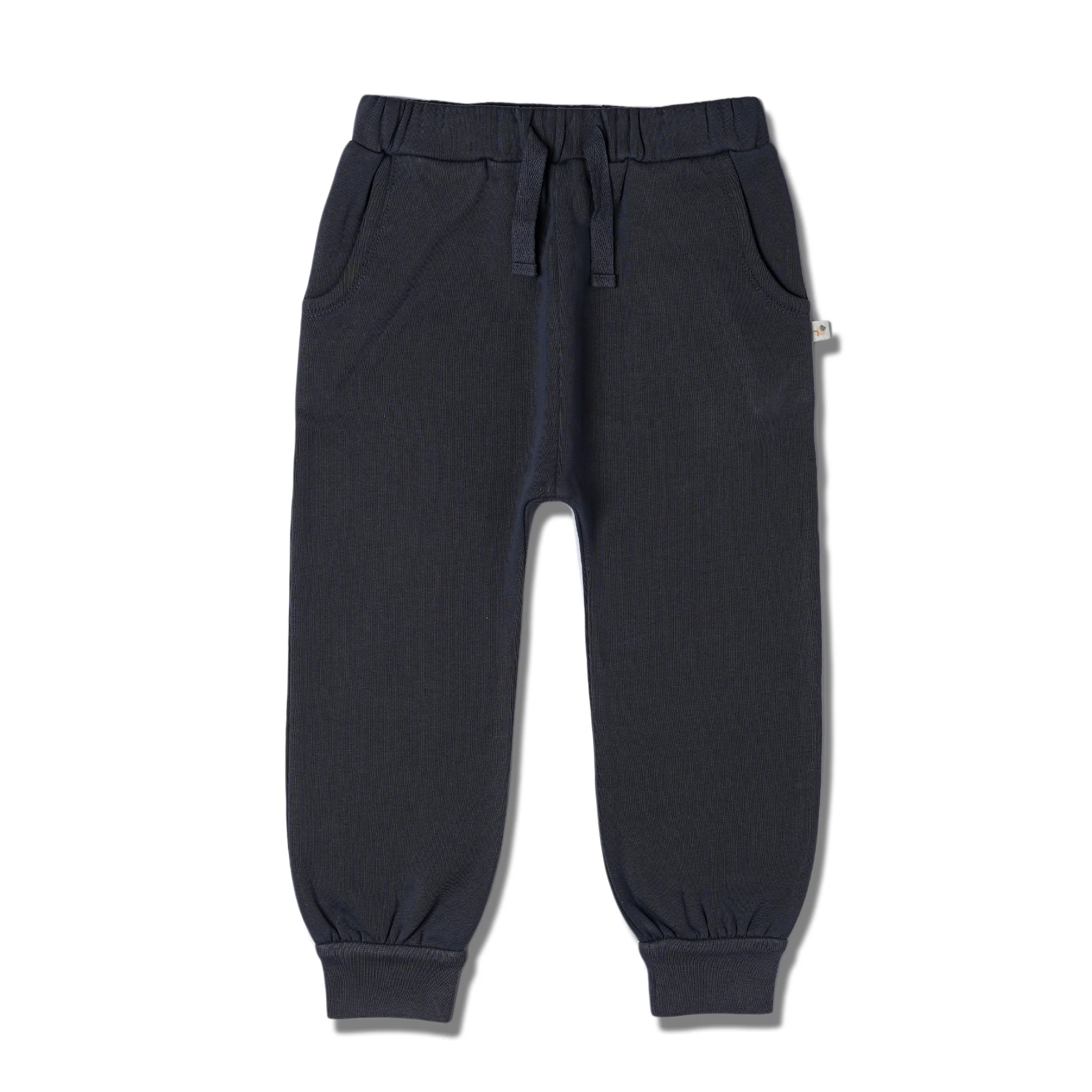 Organic Fleece Jogger Pants - Hale Navy - Image 2