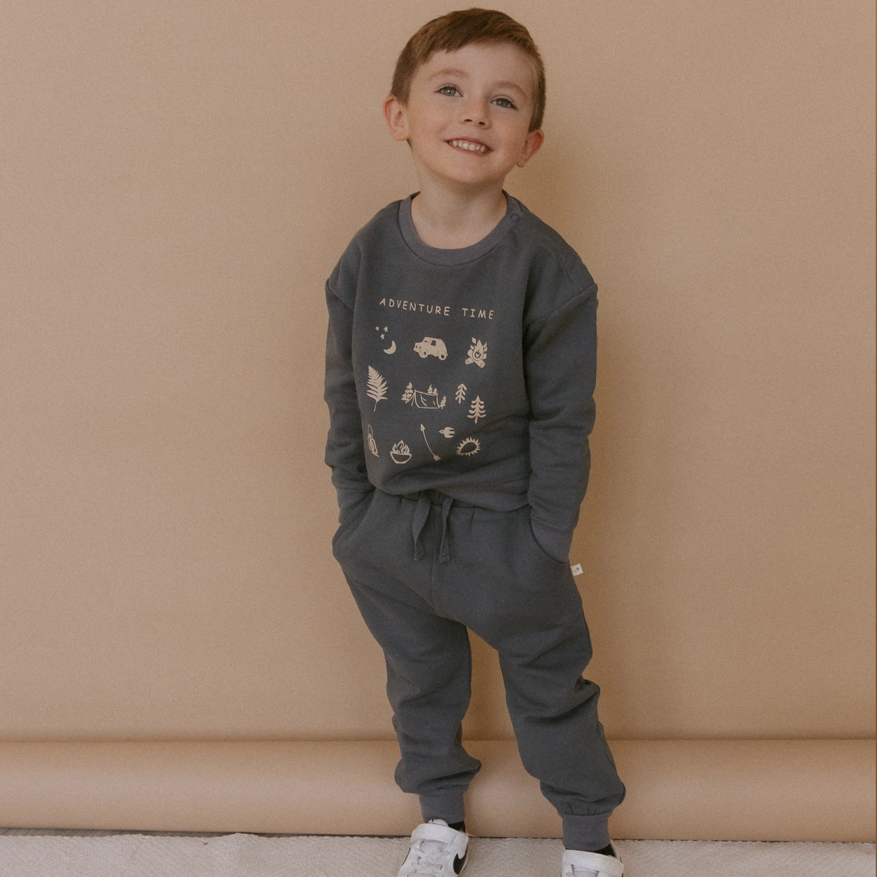 Organic Fleece Sweatshirt - Adventure