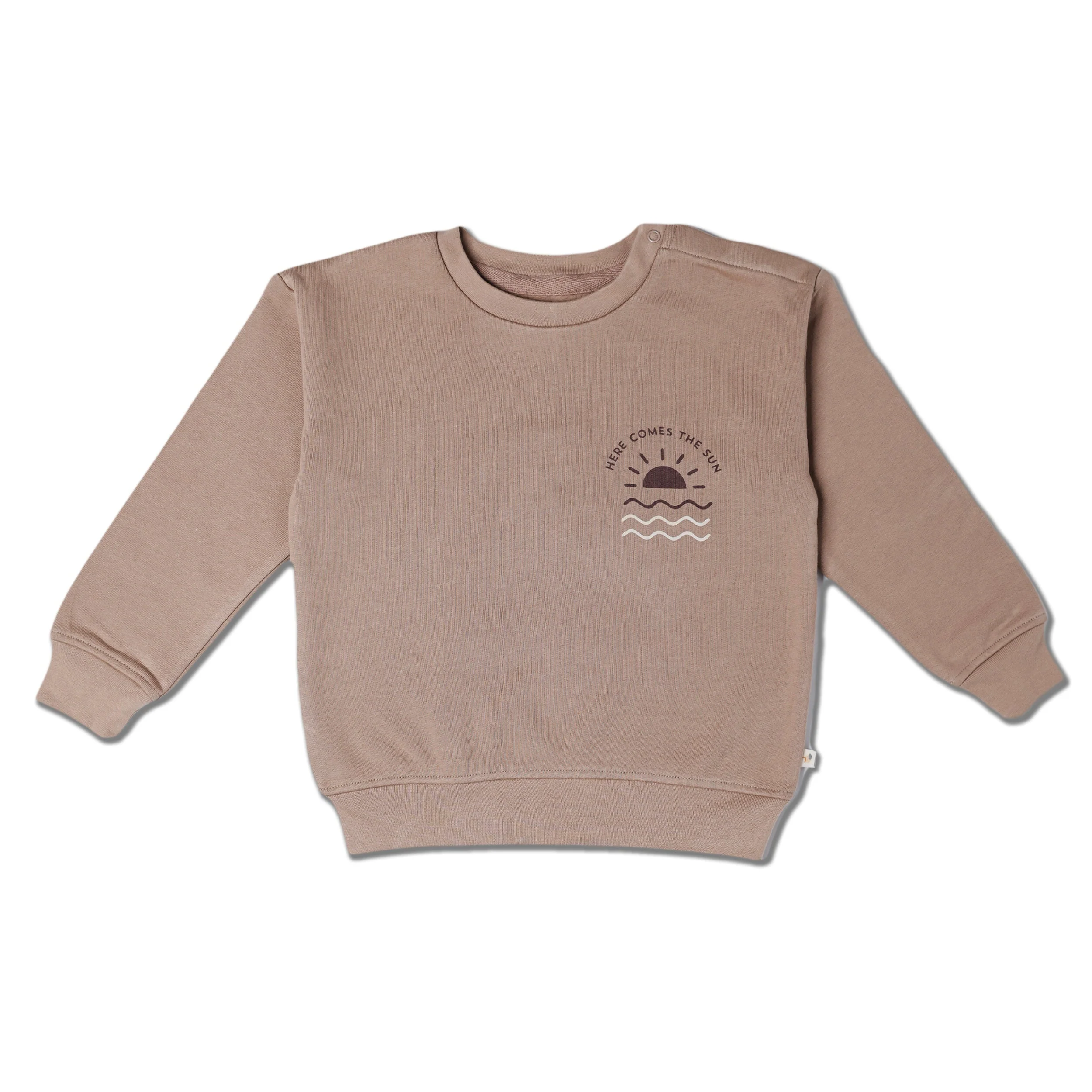 Organic Fleece Sweatshirt - Sunshine - Image 2