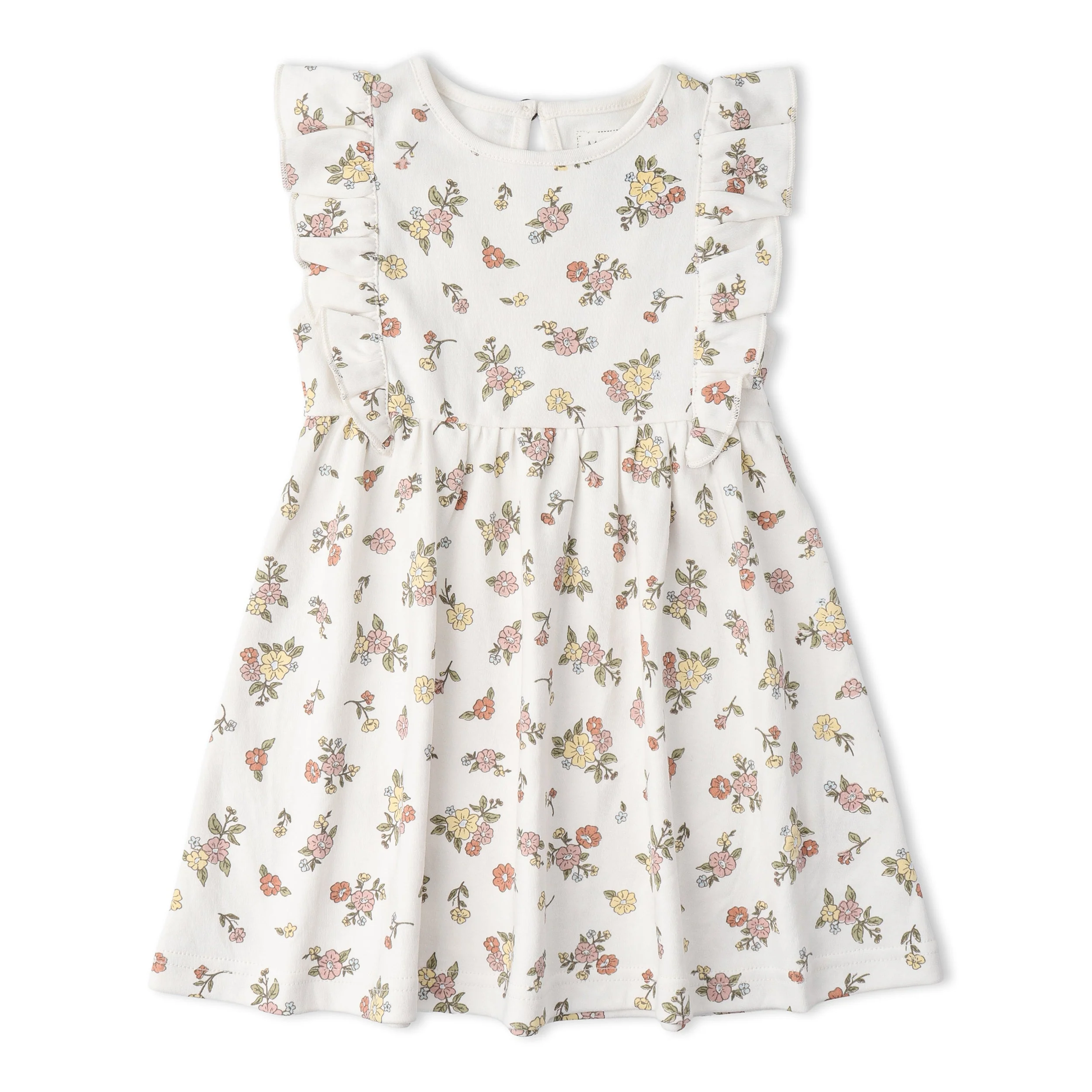 Organic Flutter Dress - Meadow - Image 5