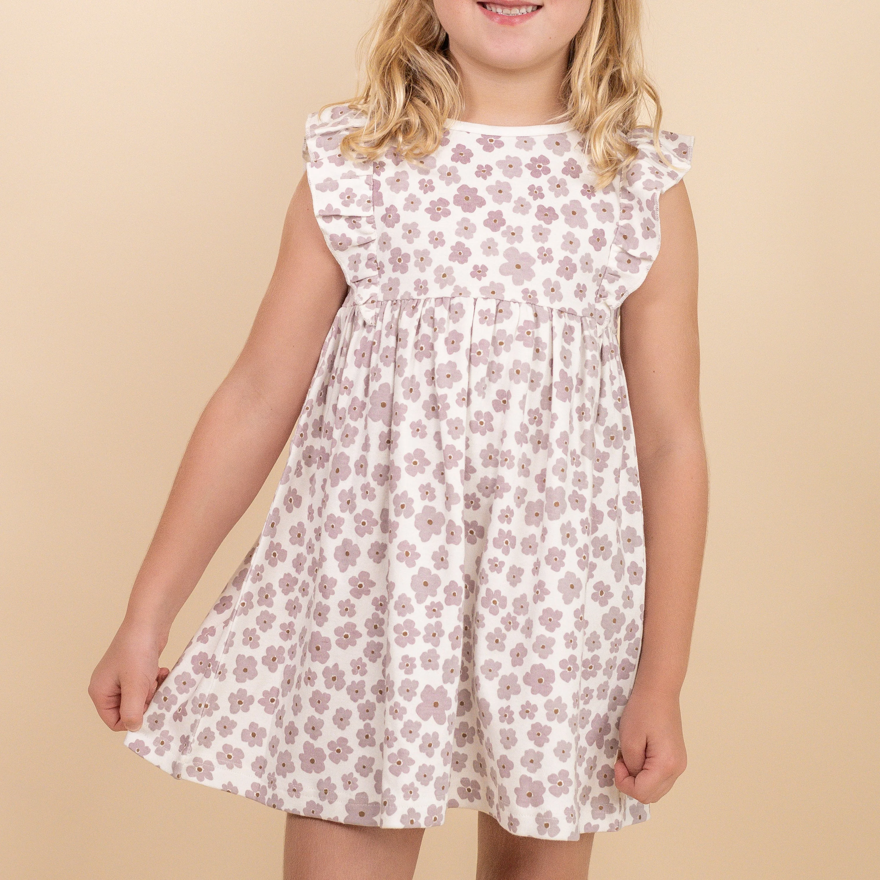Organic Flutter Dress - Poppy - Image 3