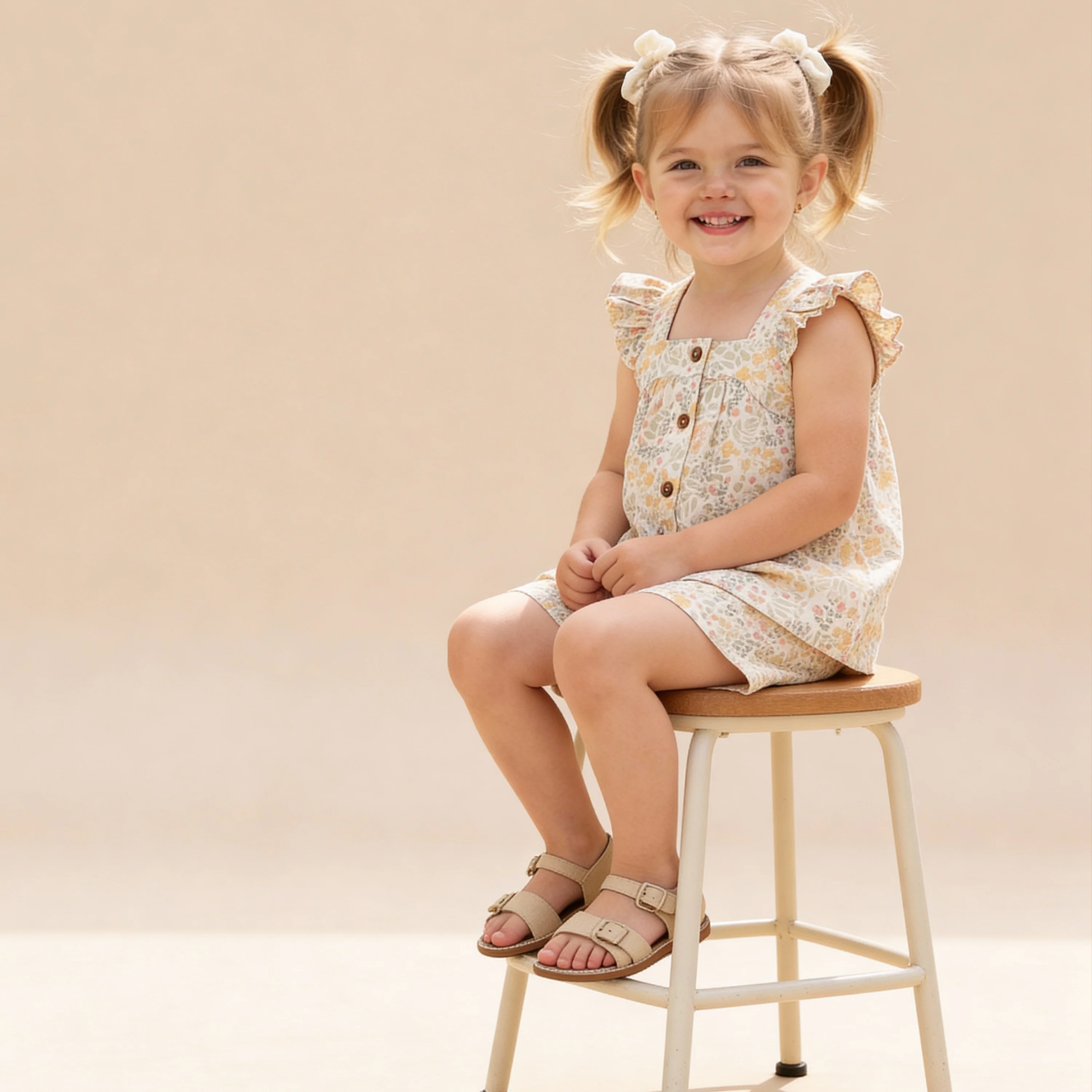 Organic Flutter Top & Shorts Set - Bloomfield - Image 3