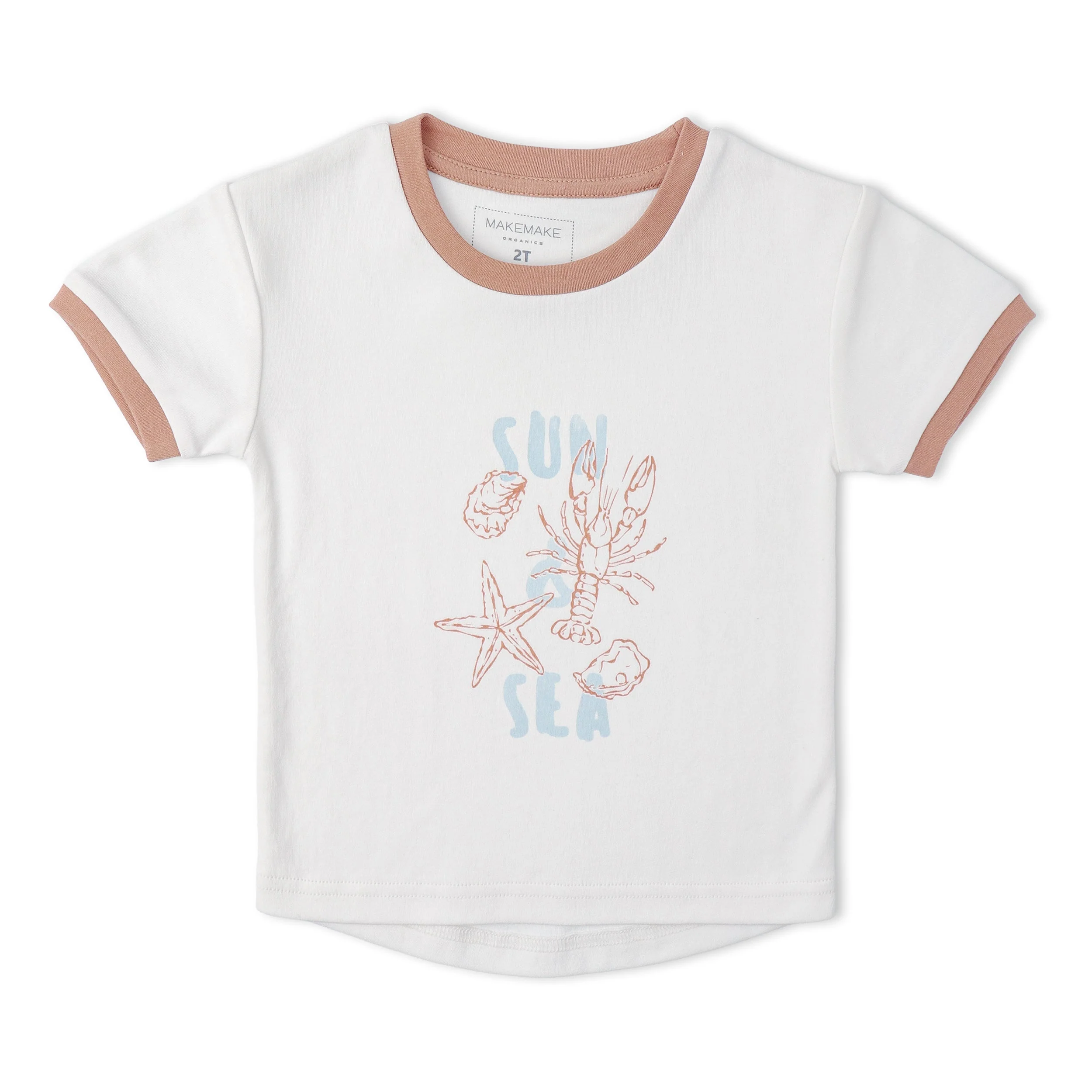 Organic Graphic Tee & Shorts Set - Beach Day - Image 4
