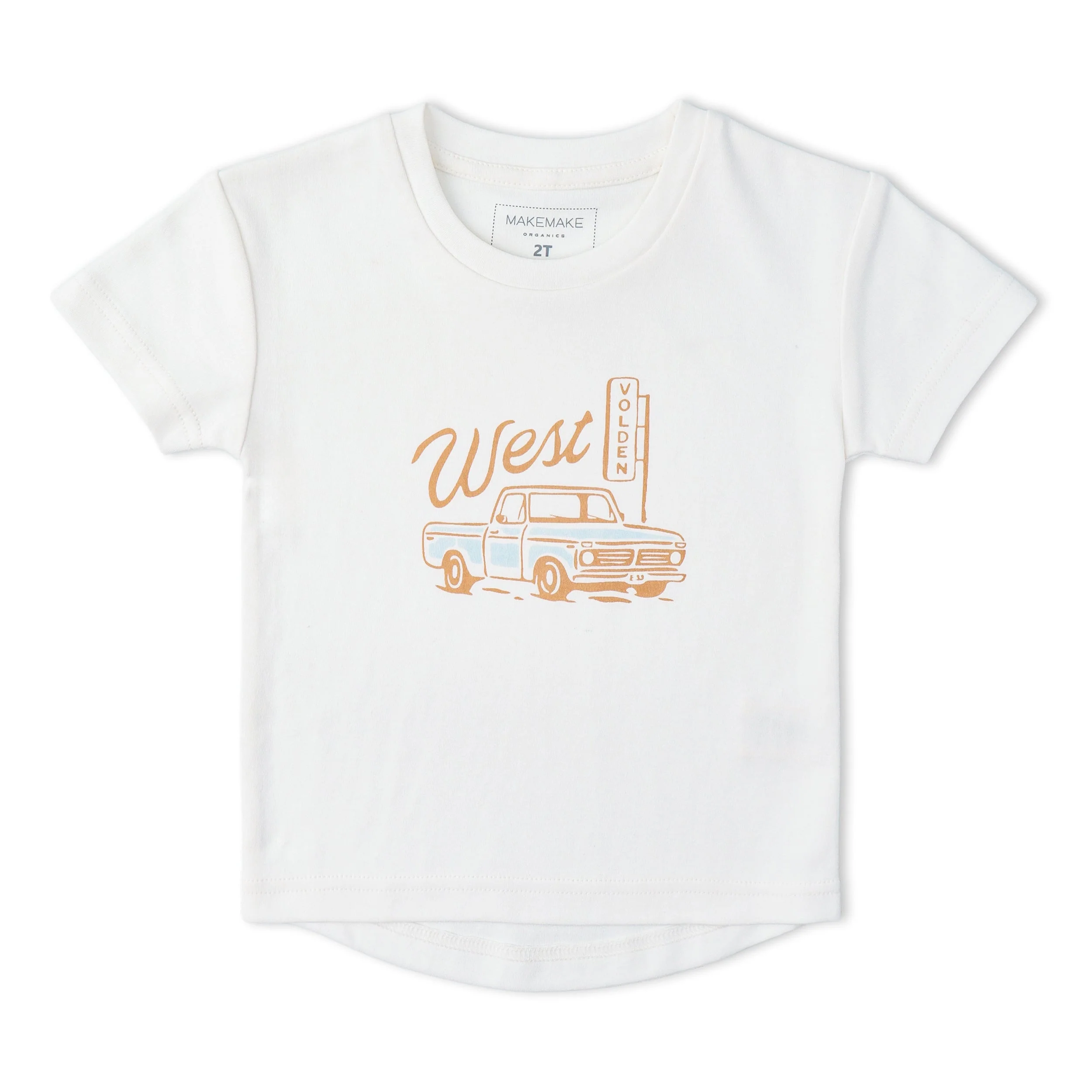 Organic Graphic Tee & Shorts Set - Wild West - Image 5