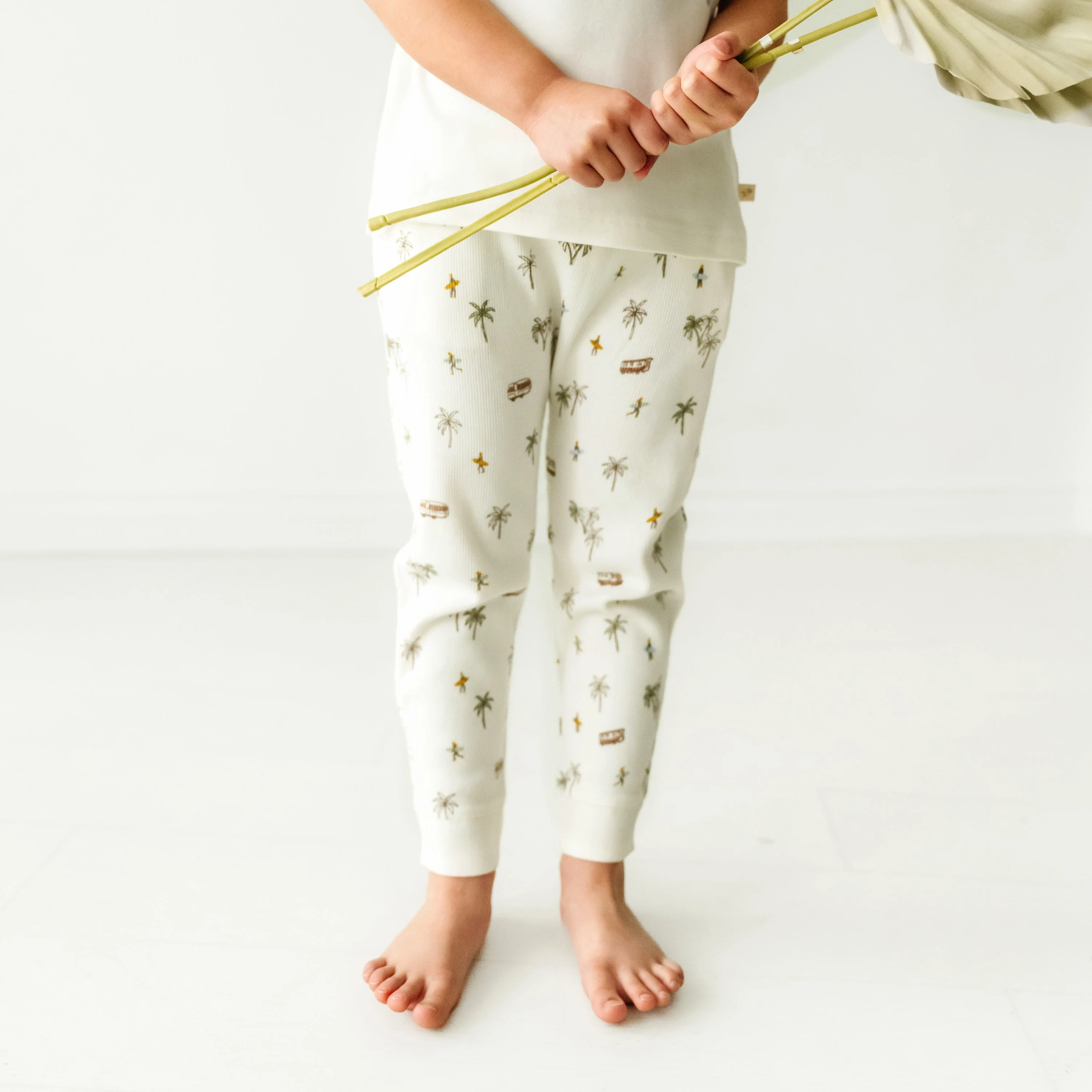 Organic Baby Toddler Harem Pants - Malibu - Image 3