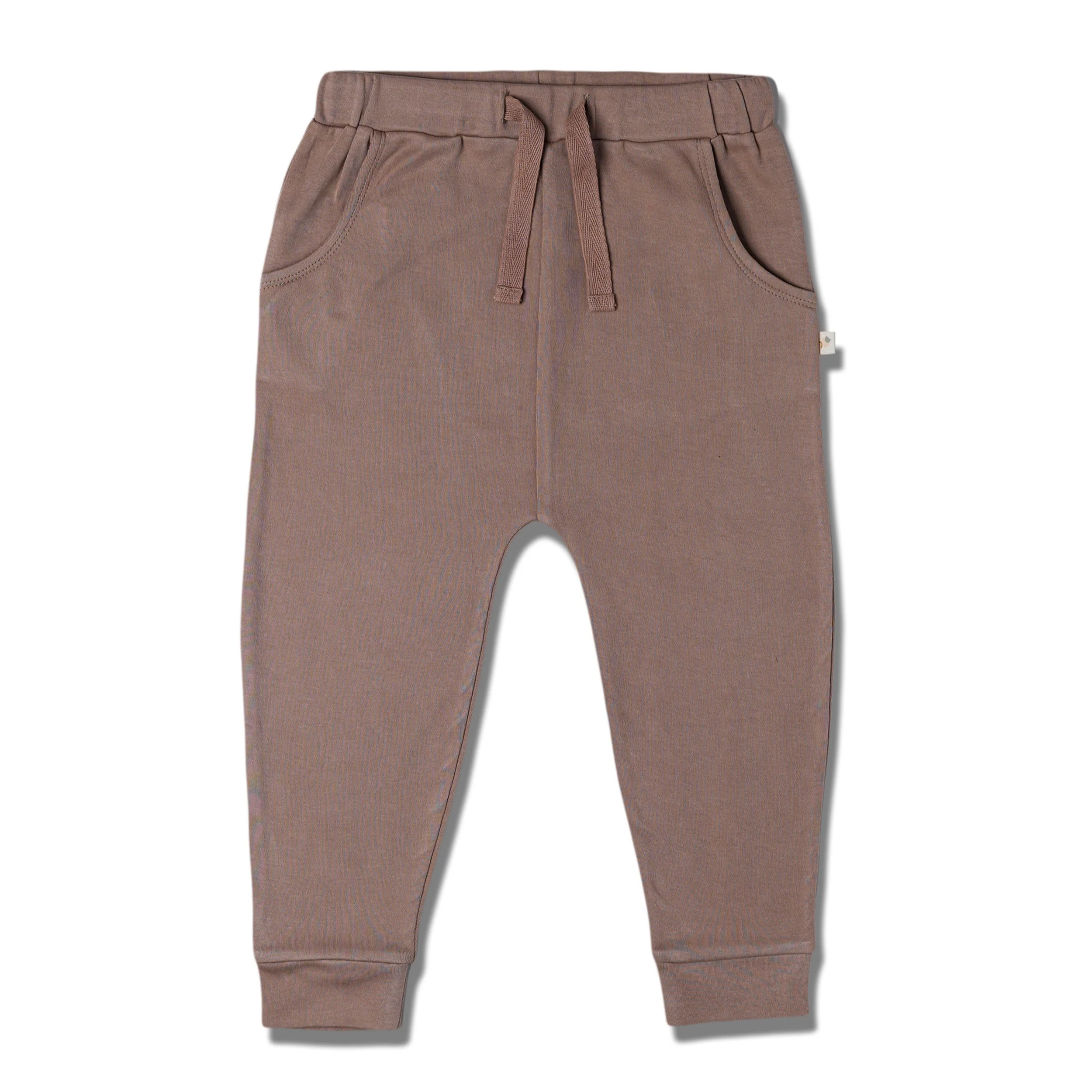 Organic Harem Pants - Taupe - Image 2