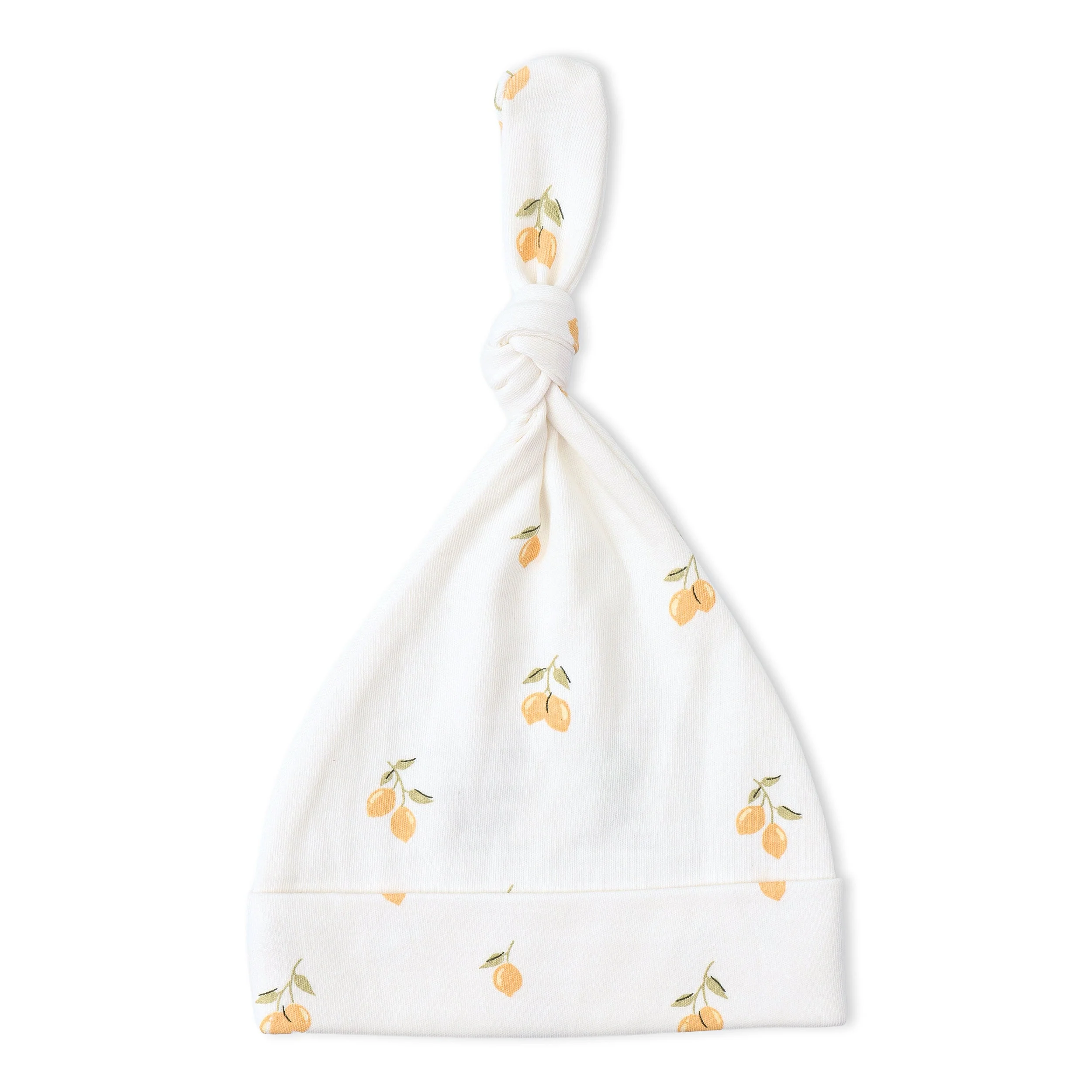 Organic Kimono Knotted Sleep Gown - Lemons - Image 5