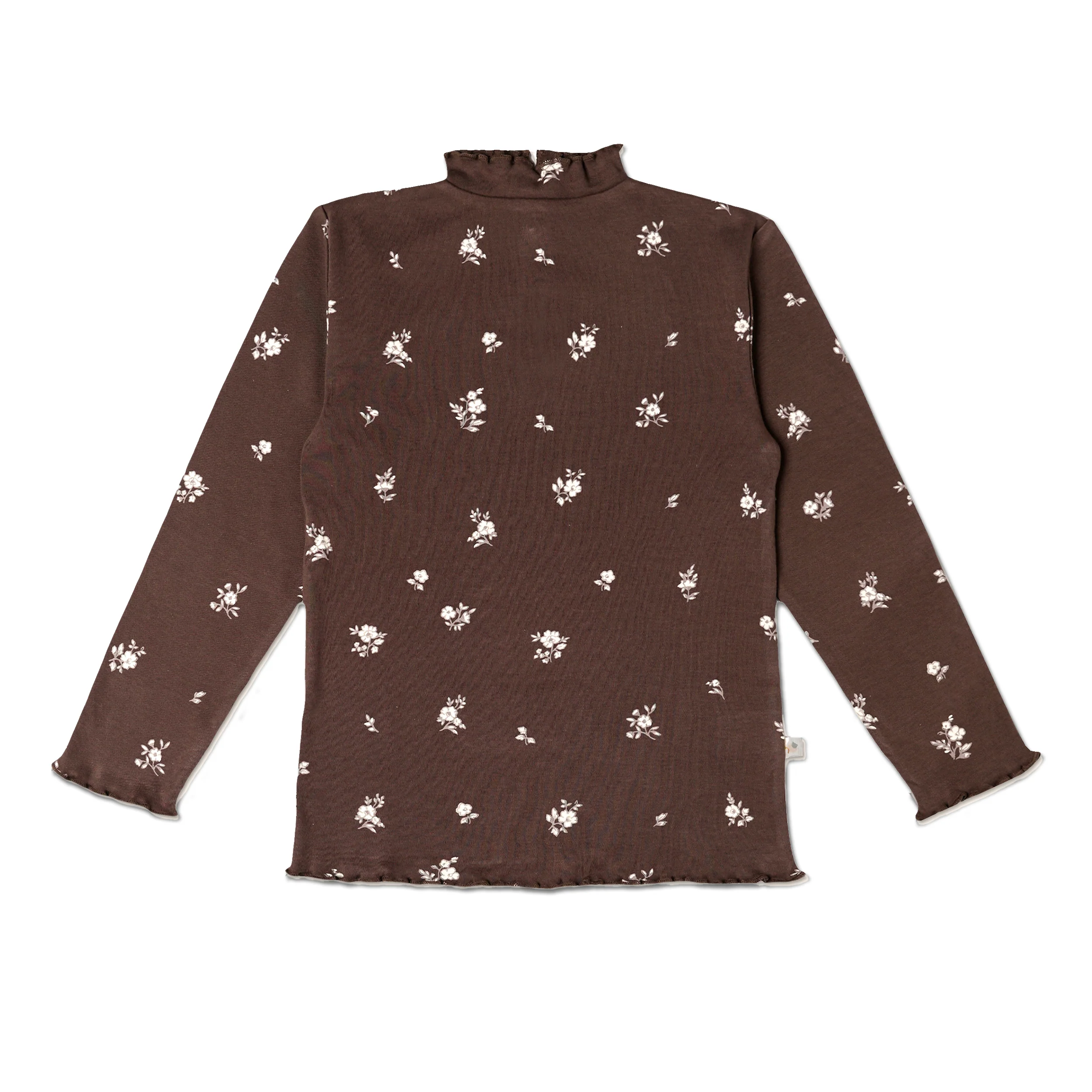 Organic Lettuce Hem Tee - Birch - Image 2