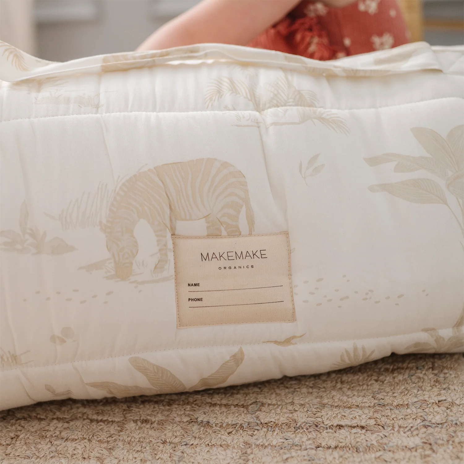 Organic Cozy Comfort Nap Mat - Safari - Image 5