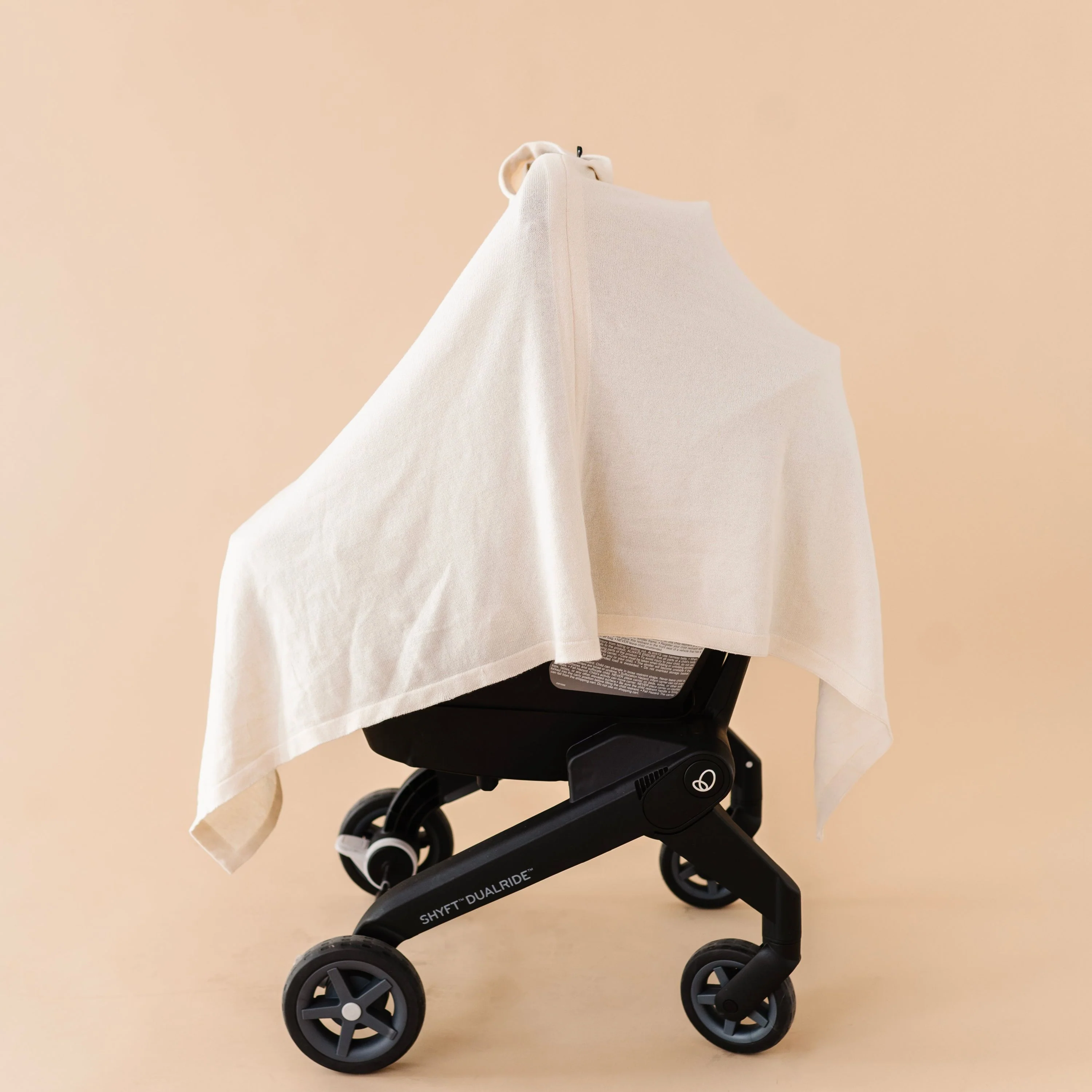 Organic Nursing Shawl Cover - Vanilla - Image 5