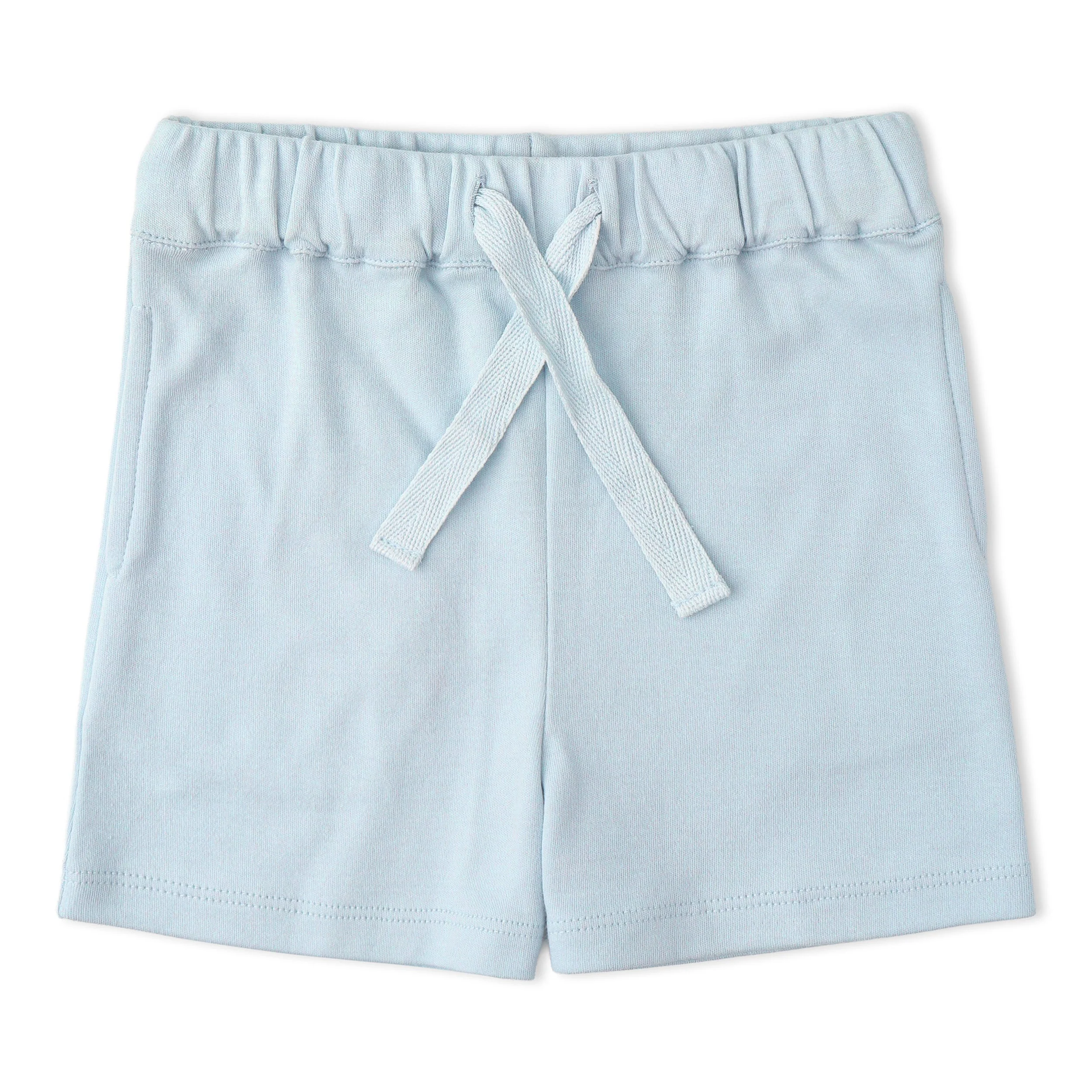 Organic Polo Shirt & Shorts Set - Light Blue - Image 5