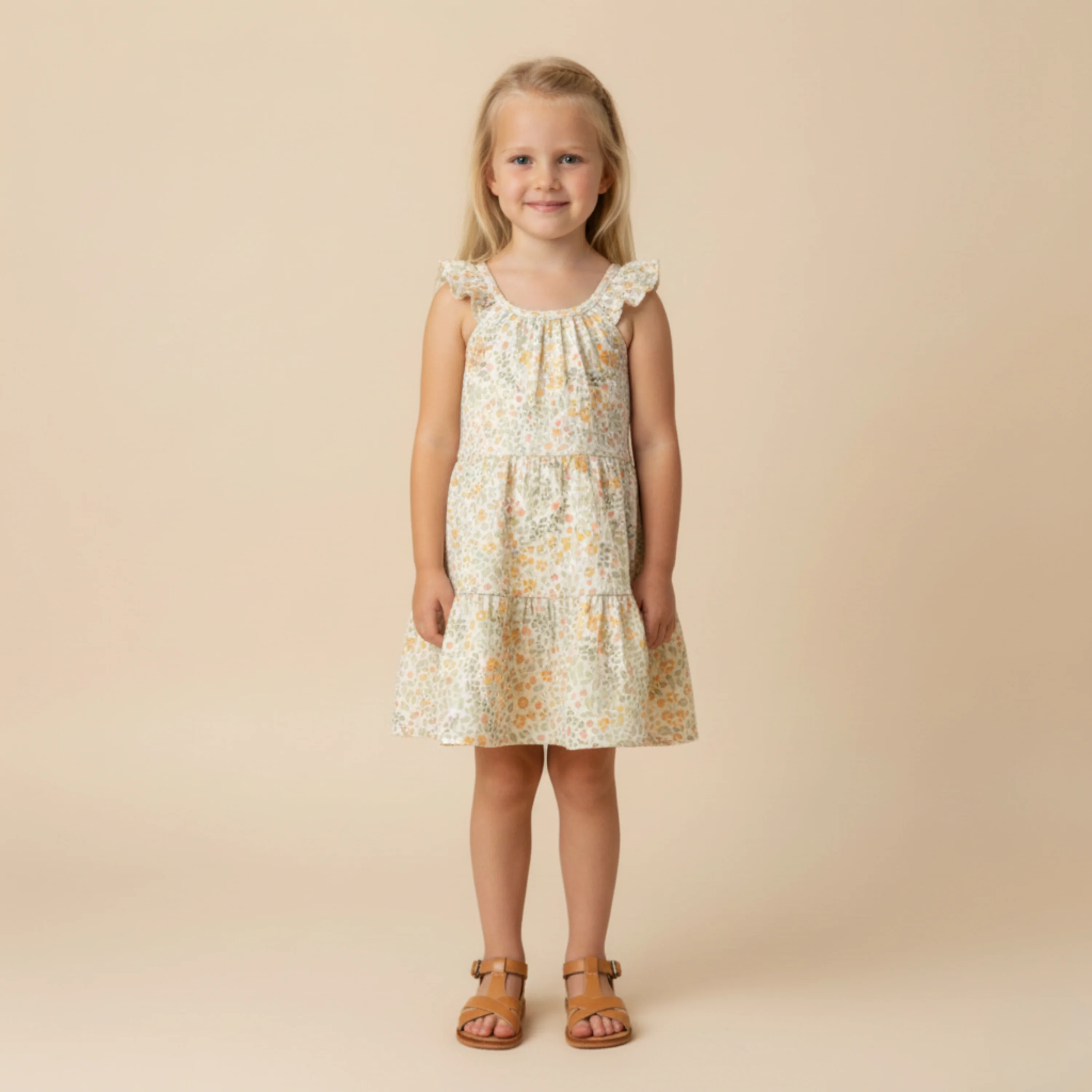 Organic Ruffle Tiered Dress - Bloomfield - Image 5