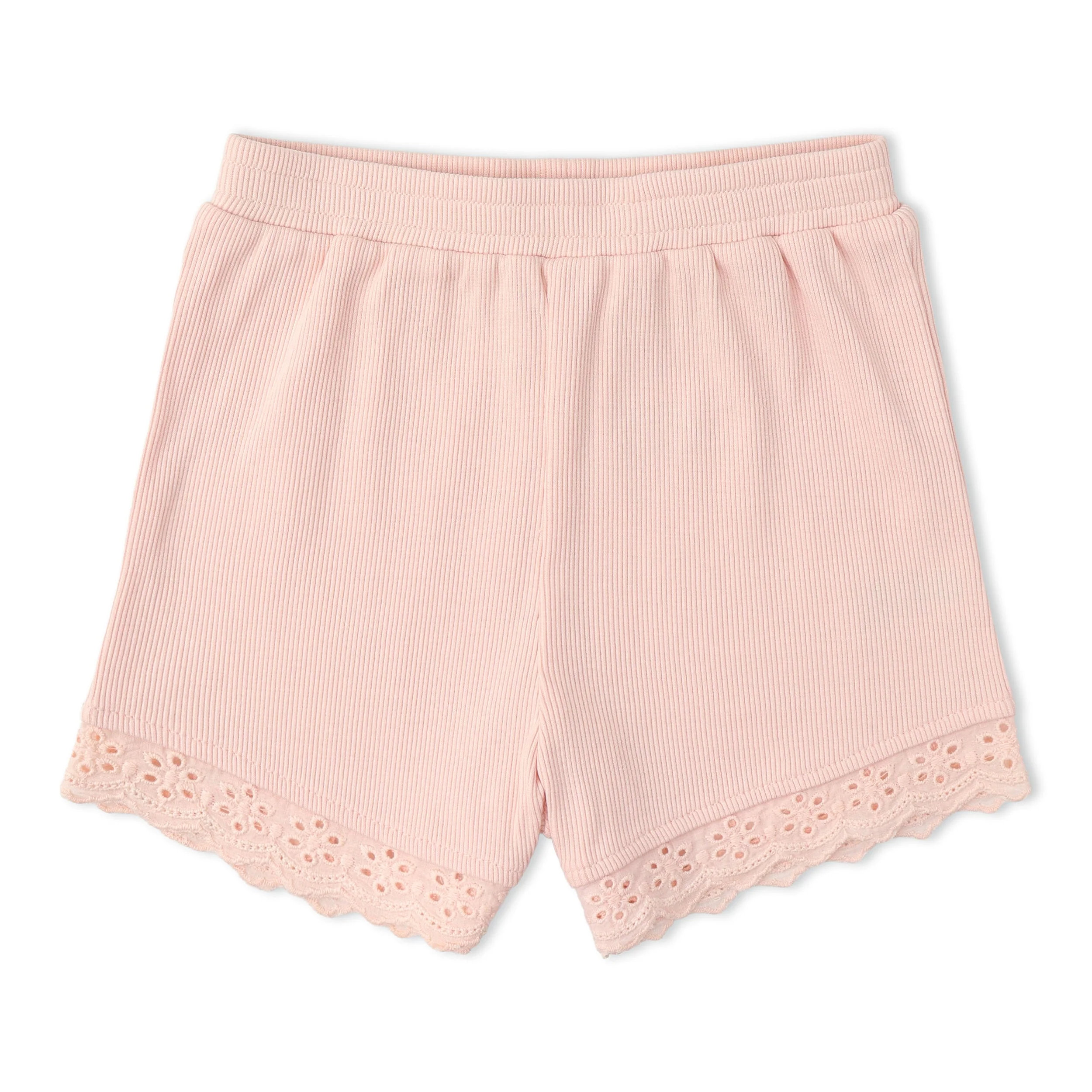 Organic Ruffle Top & Shorts Set - Blush - Image 5
