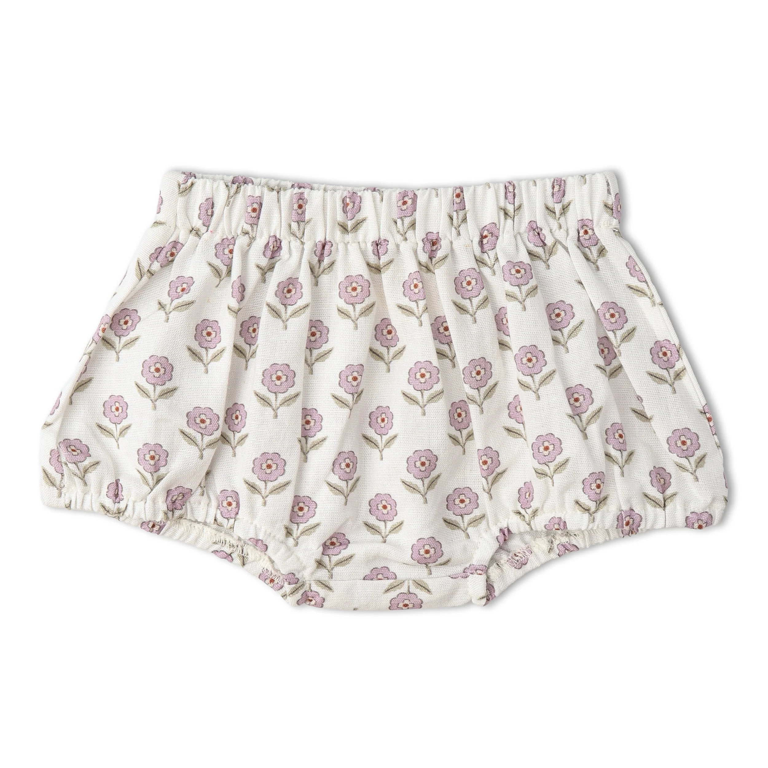 Organic Scalloped Top & Bloomers Set - Lavender - Image 6