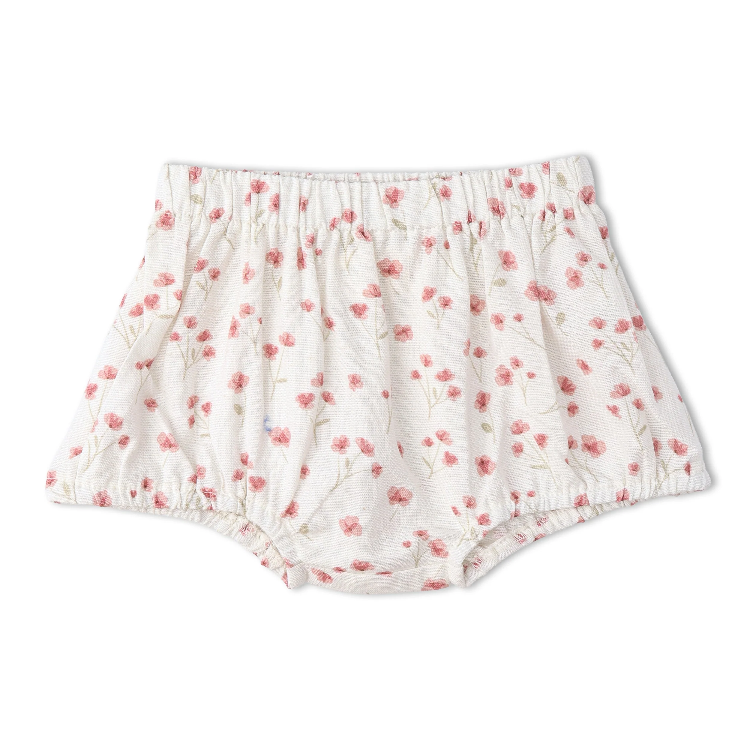 Organic Scalloped Top & Bloomers Set - Pink Bloom - Image 5