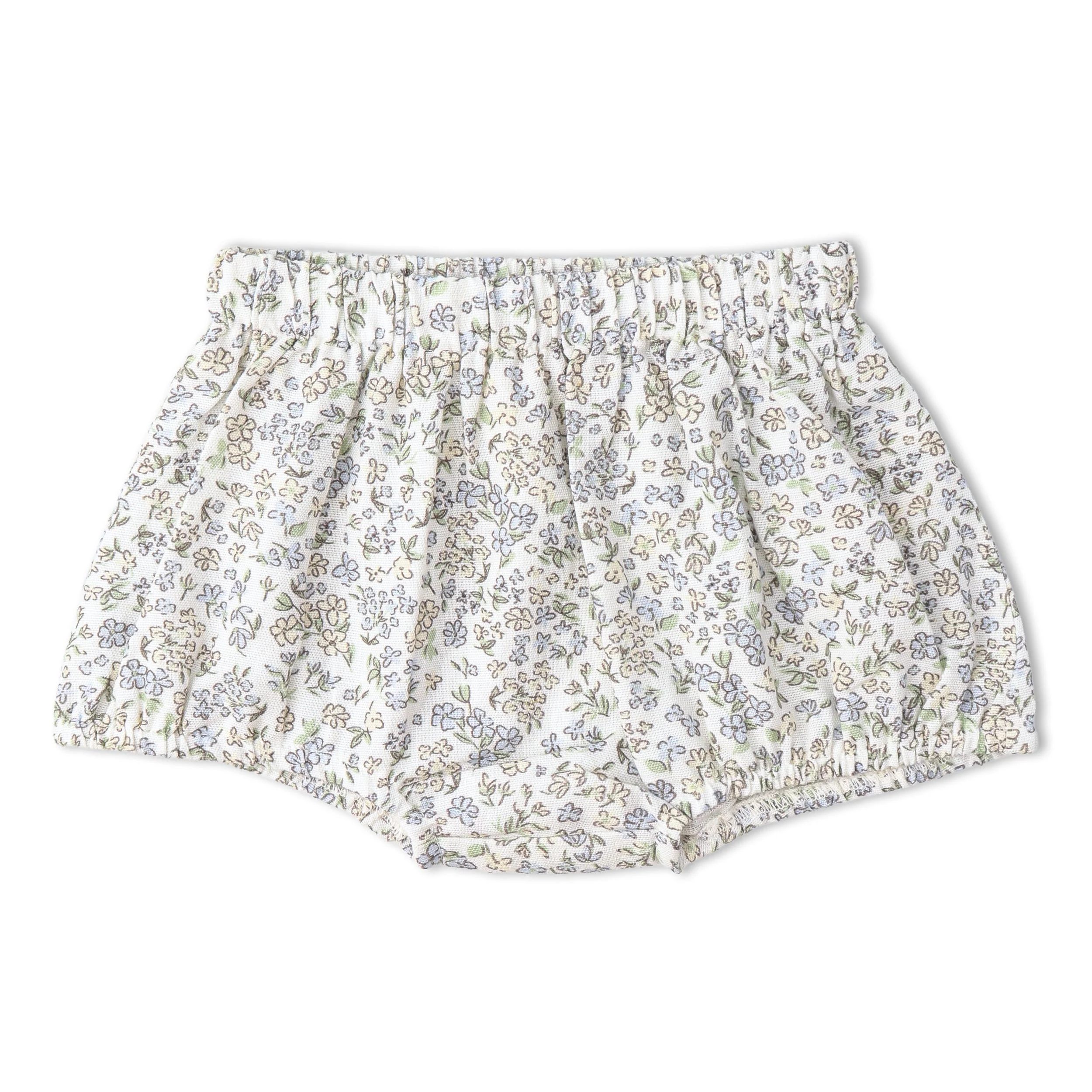 Organic Scalloped Top & Bloomers Set - Tulle Floral - Image 5